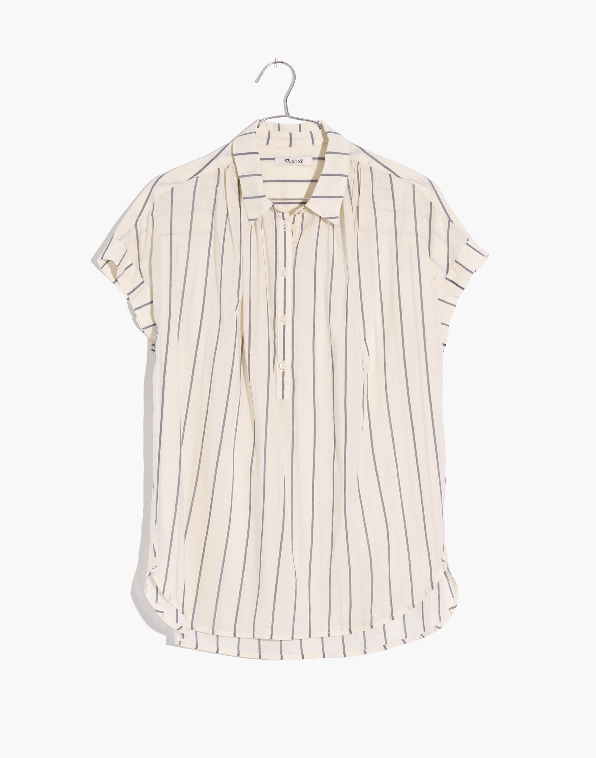 Central Popover Shirt in Millgate Stripe
