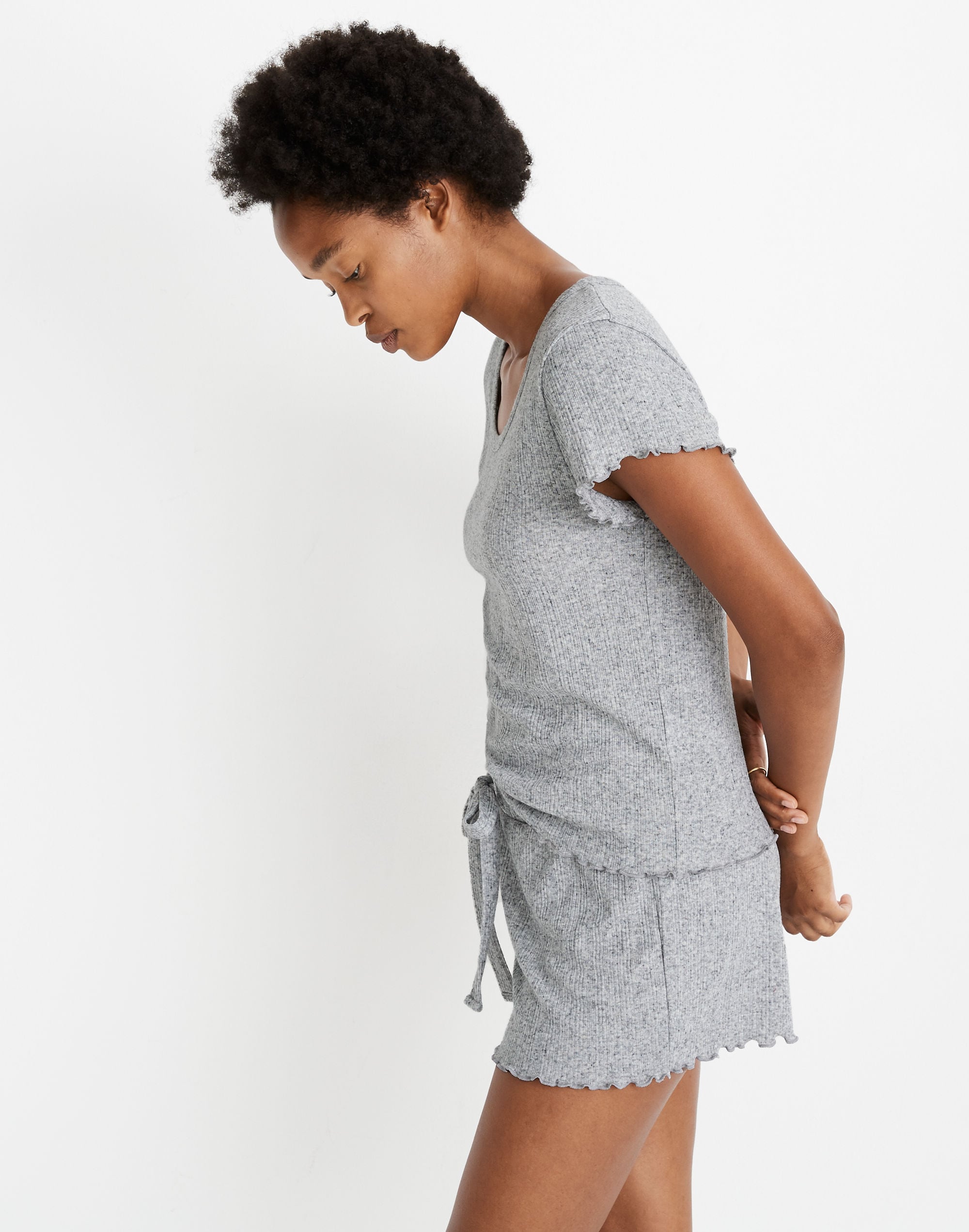 Ruffled Pajama Tee