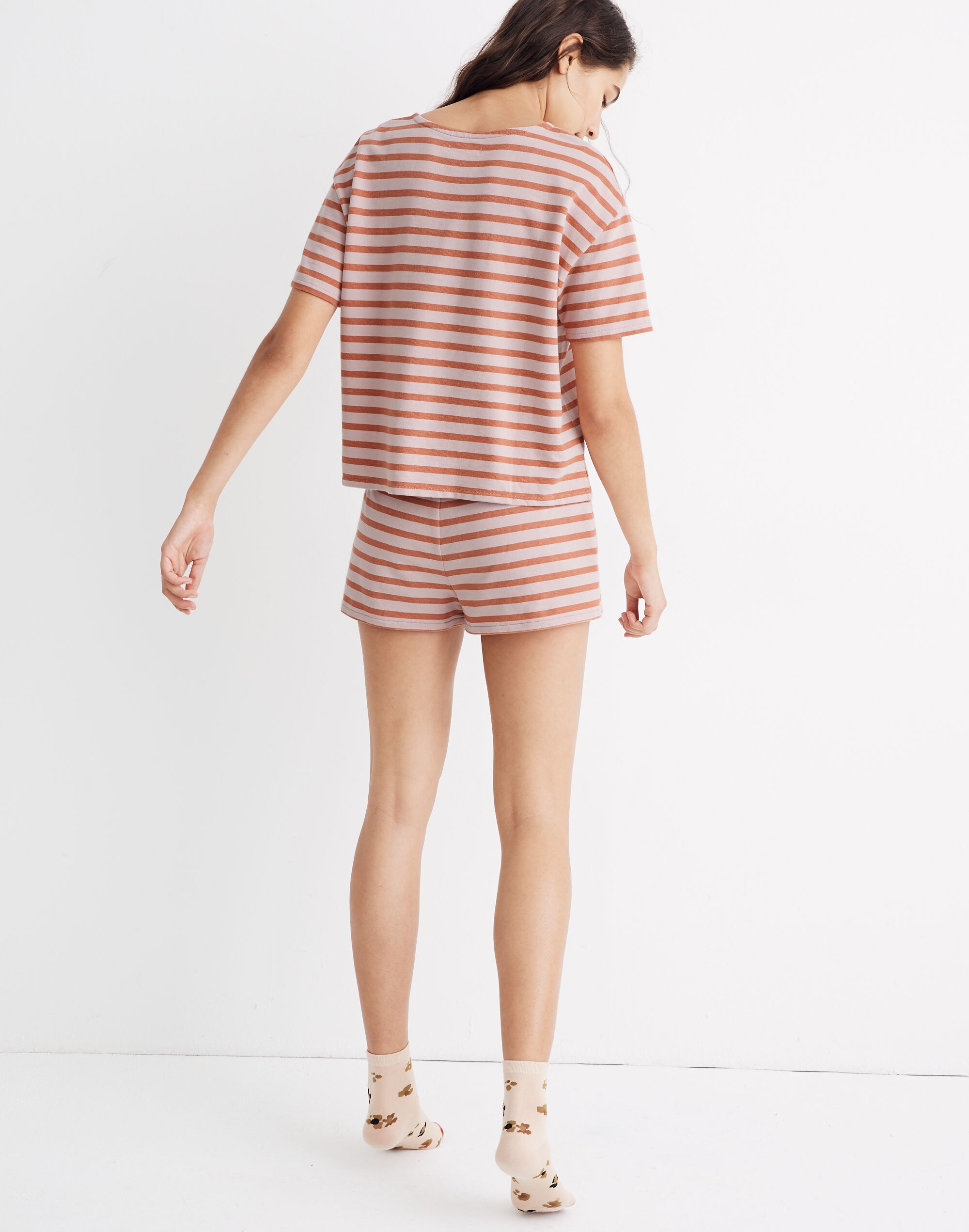 Short-Sleeve Pajama Sweatshirt