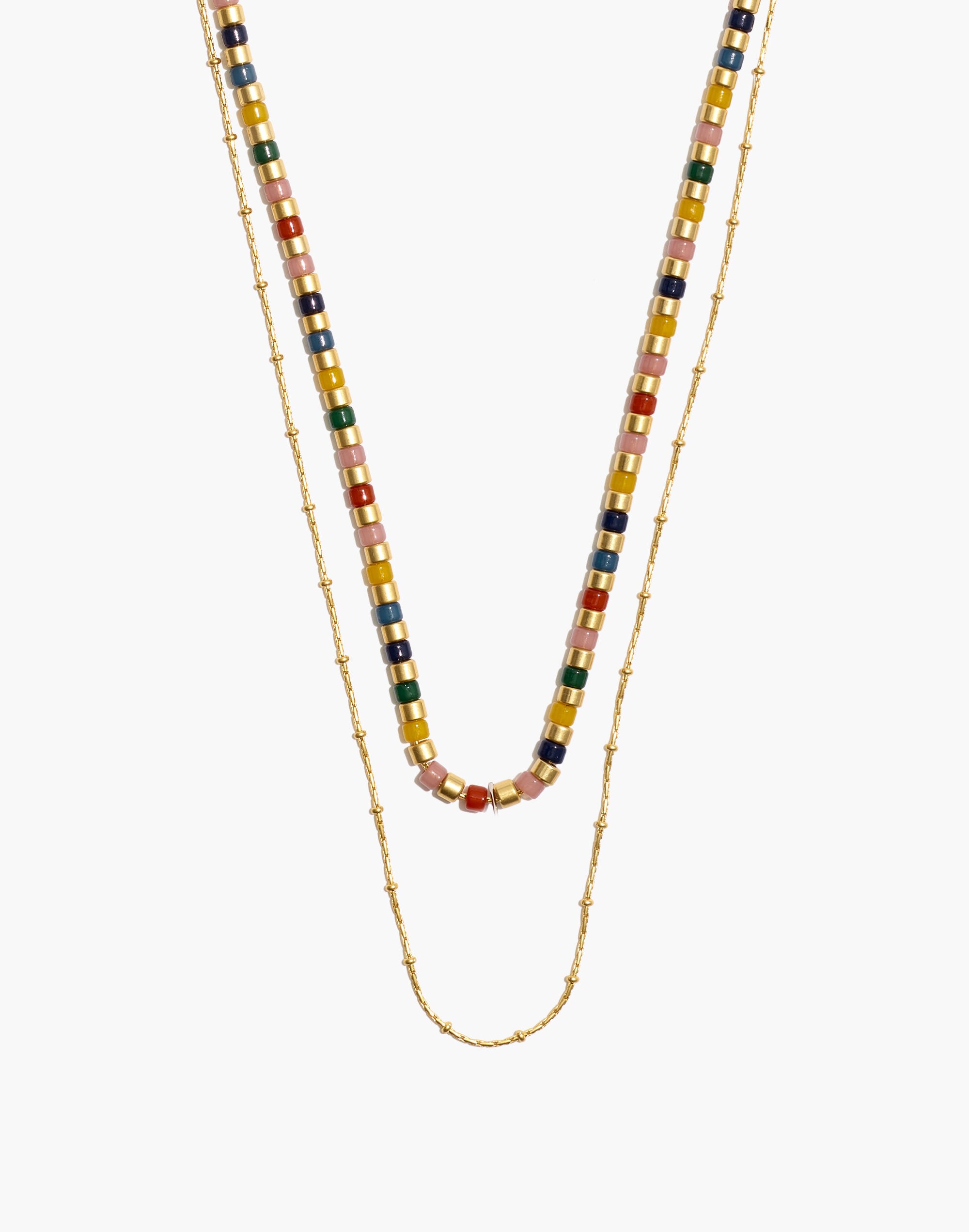 Acrylic Beaded Necklace Set