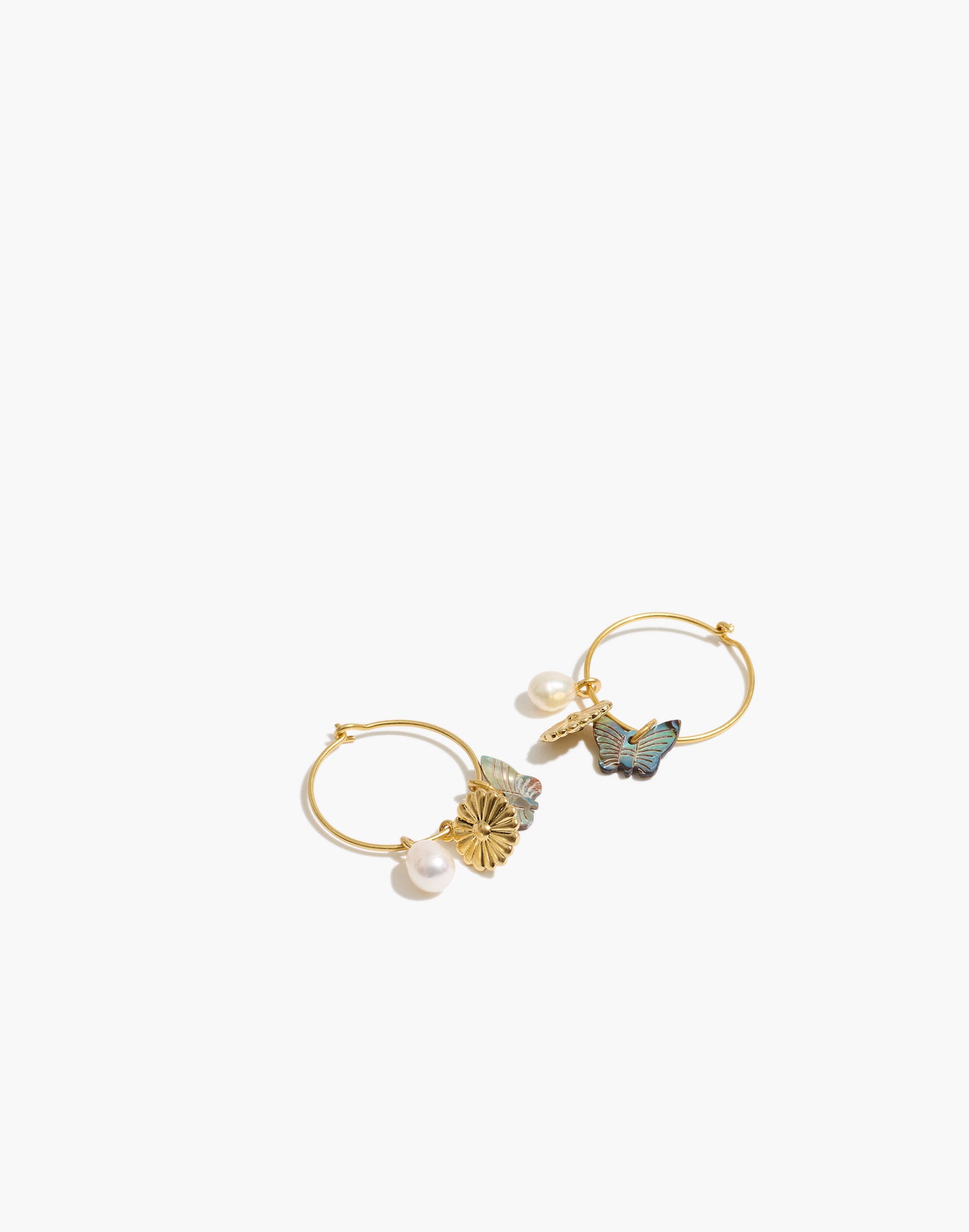 Collection Mix-and-Match Charm Hoop Earrings