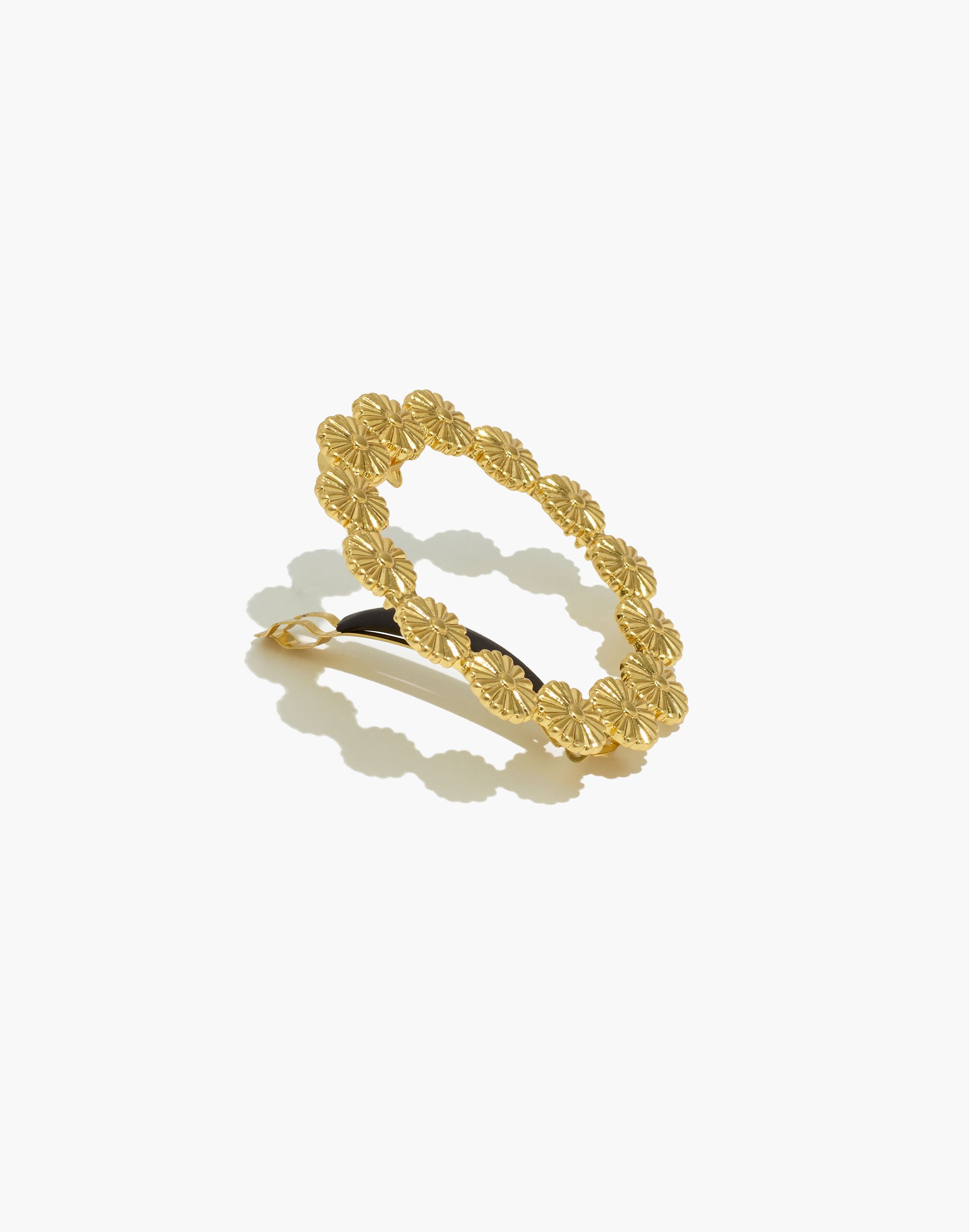 Delicate Daisy Circle Barrette