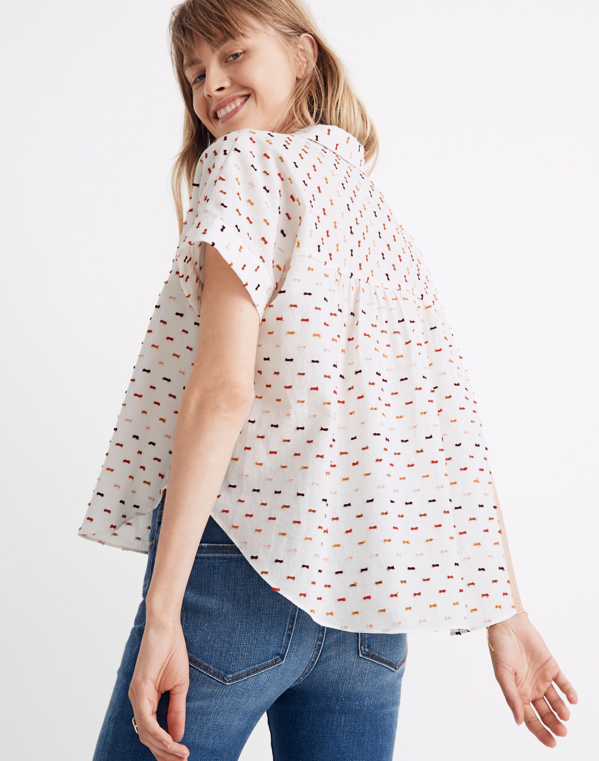 Hilltop Shirt in Rainbow Clipdot