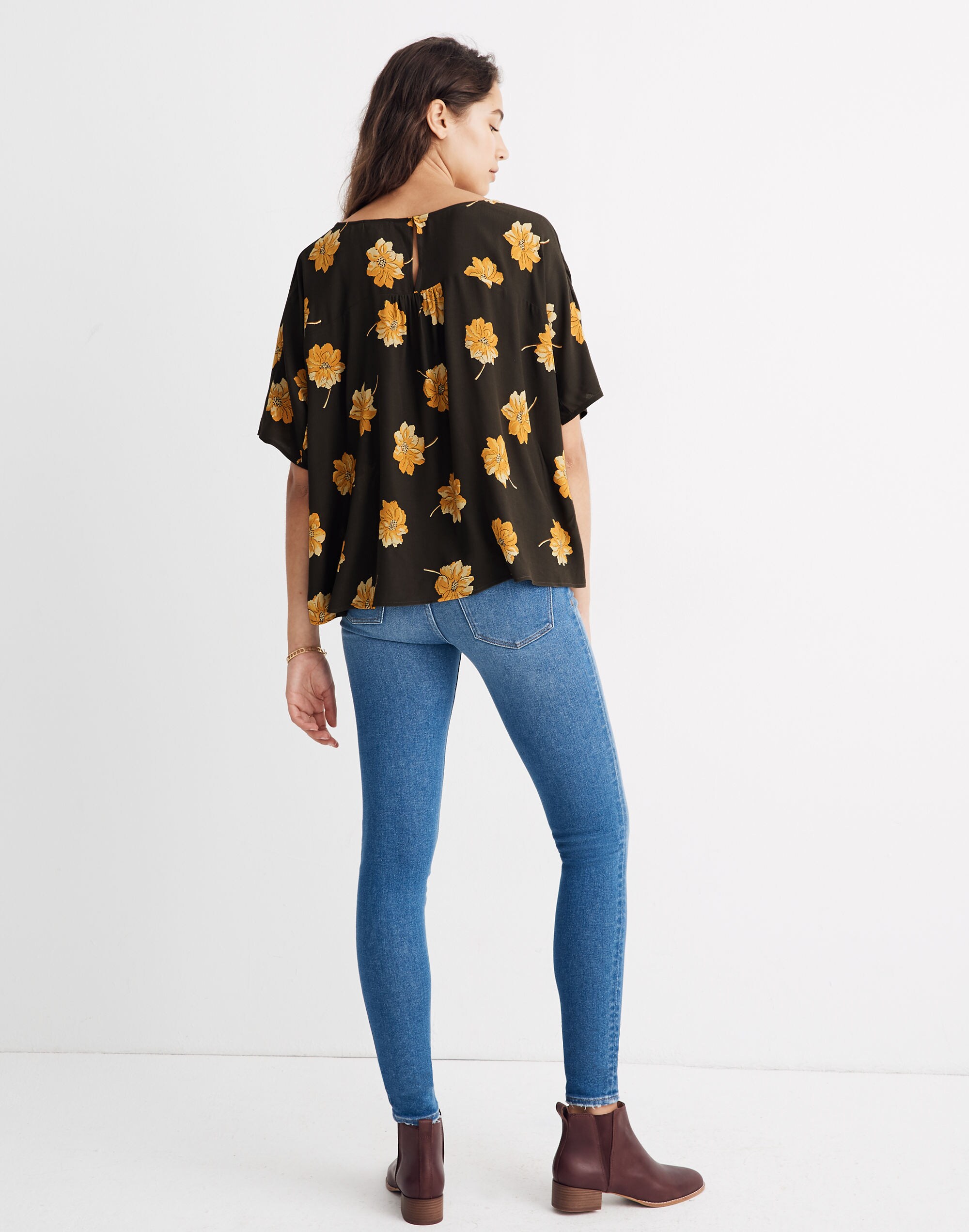 Rhyme Top in Fall Flowers