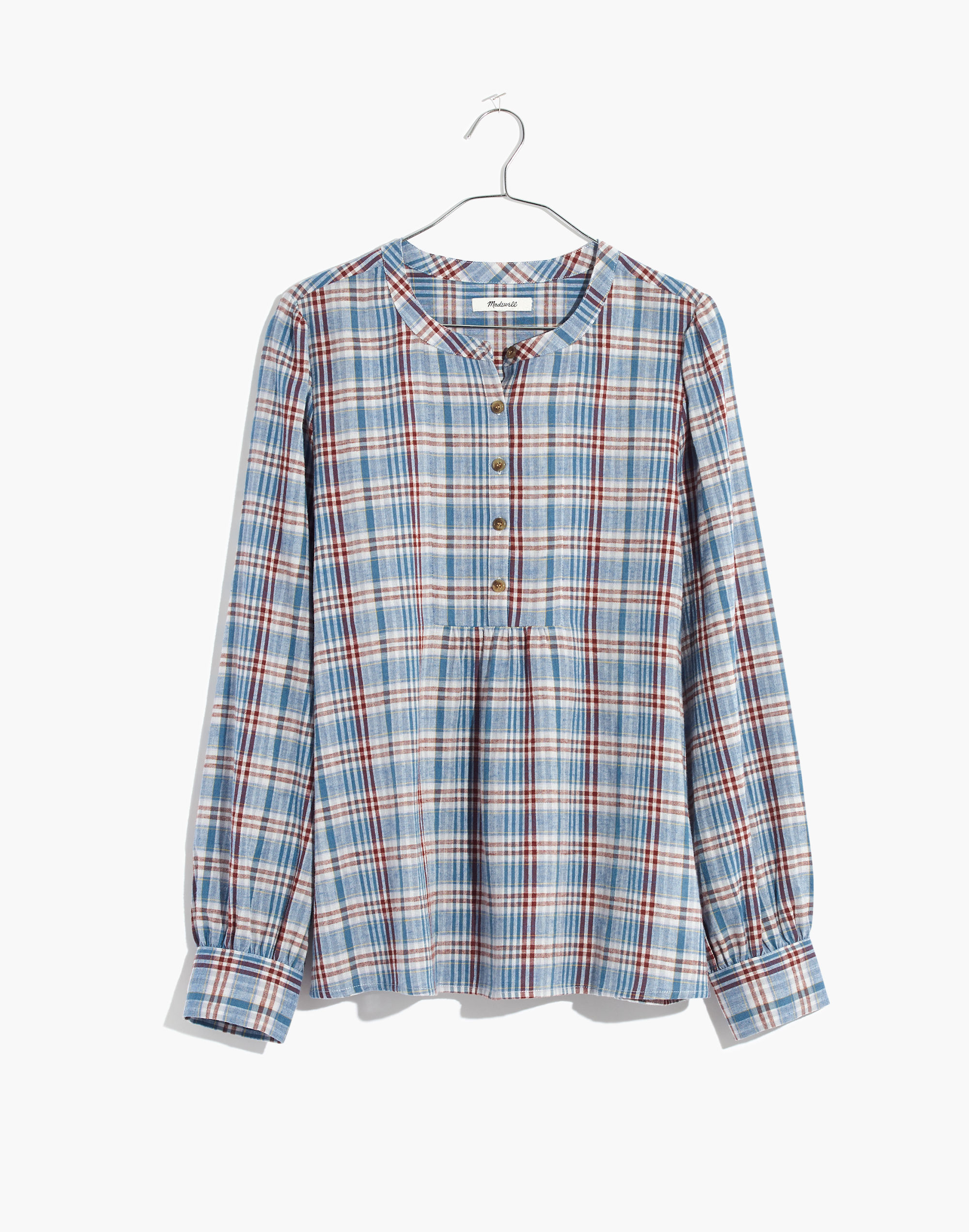 Leysfield Popover Shirt in Plaid