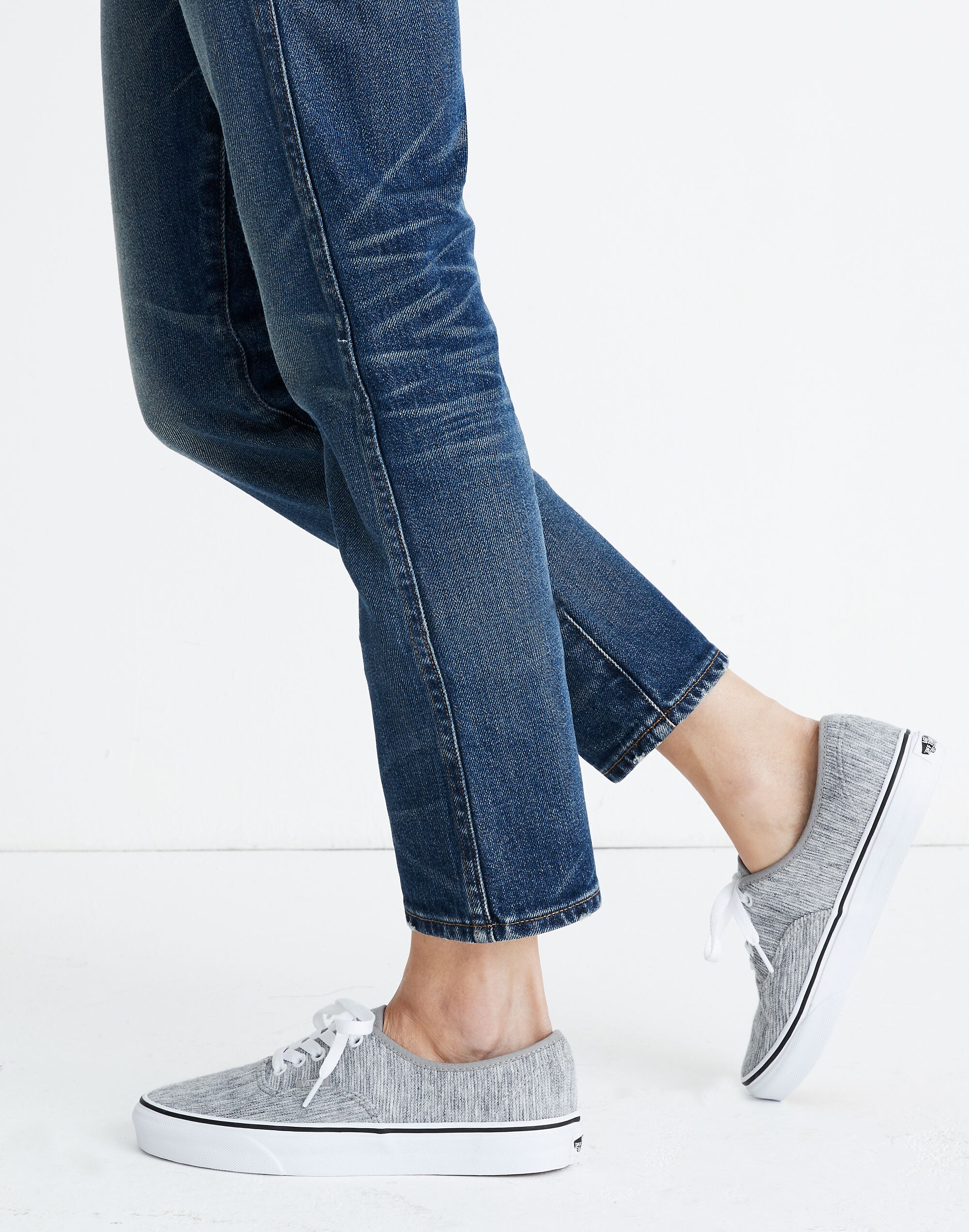 Vans&reg; Unisex Authentic Lace-Up Sneakers in Grey Rib