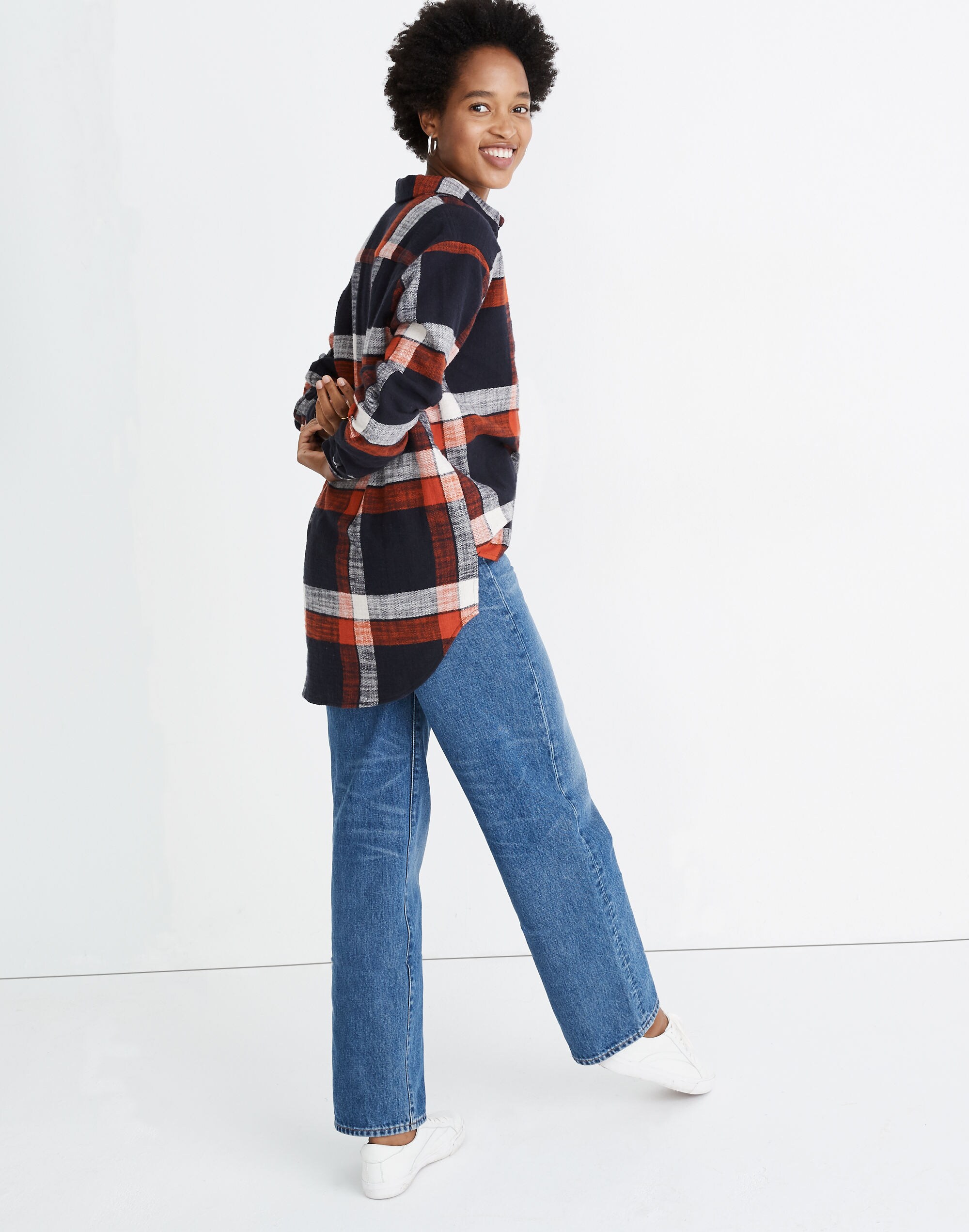 Oversized Ex-Boyfriend Shirt in Check