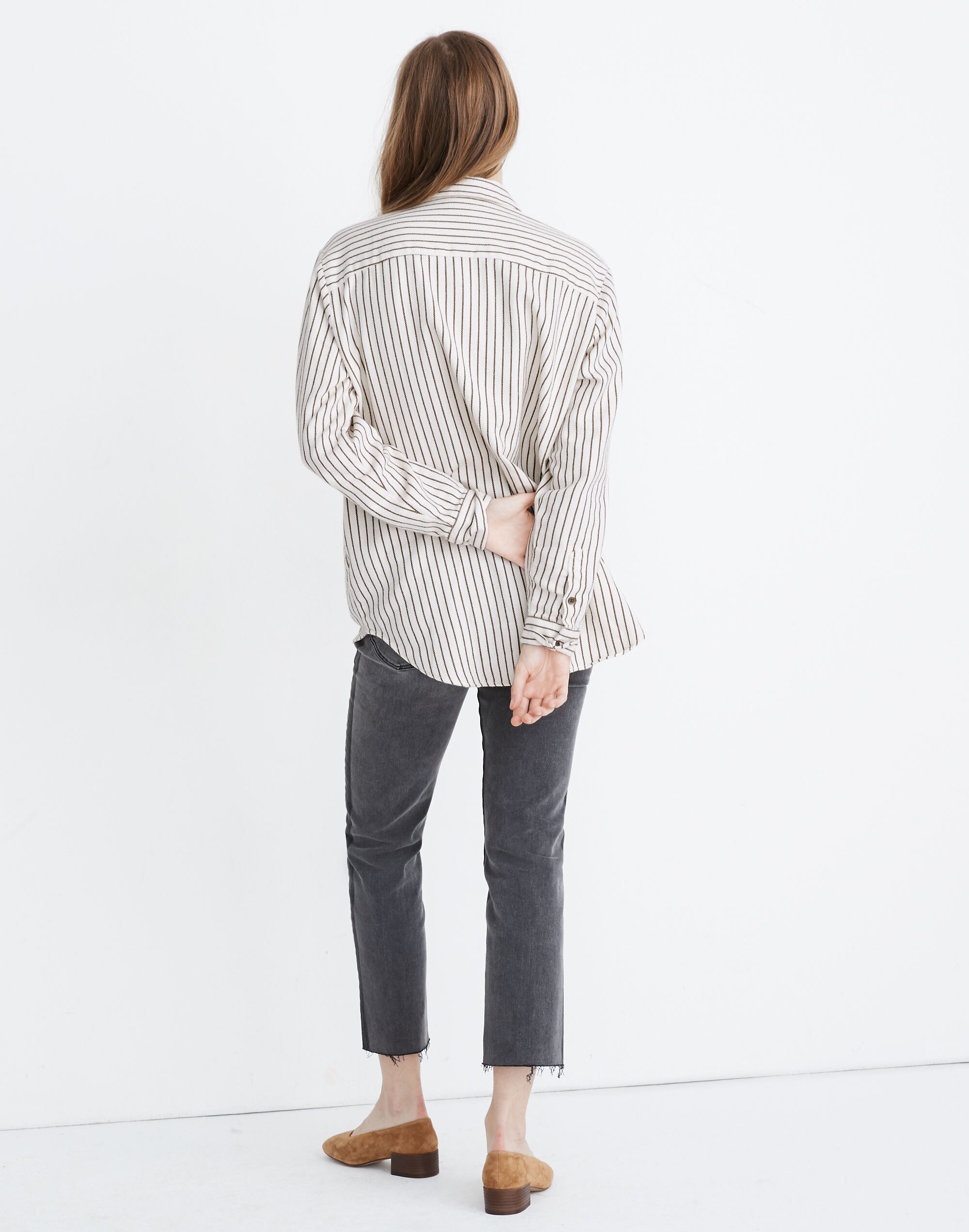 Flannel Sunday Shirt in Creeland Stripe