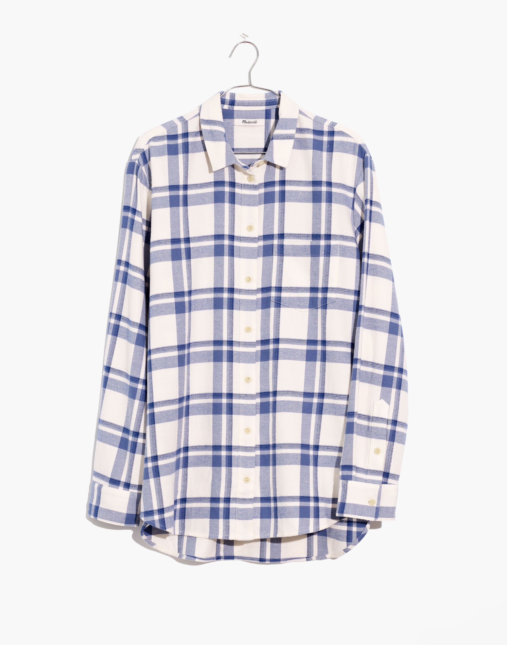 Flannel Oversized Ex-Boyfriend Shirt in Allcroft Plaid