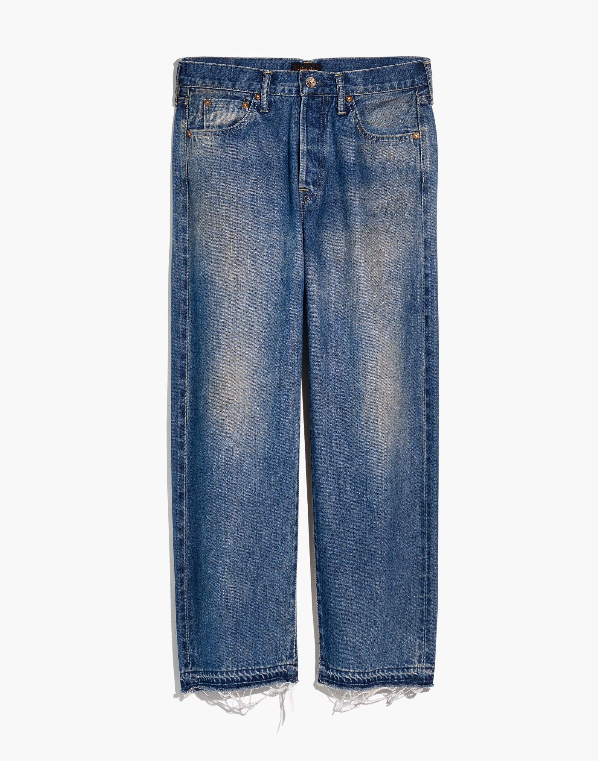 Chimala&reg; Selvedge Denim Used Ankle Jeans