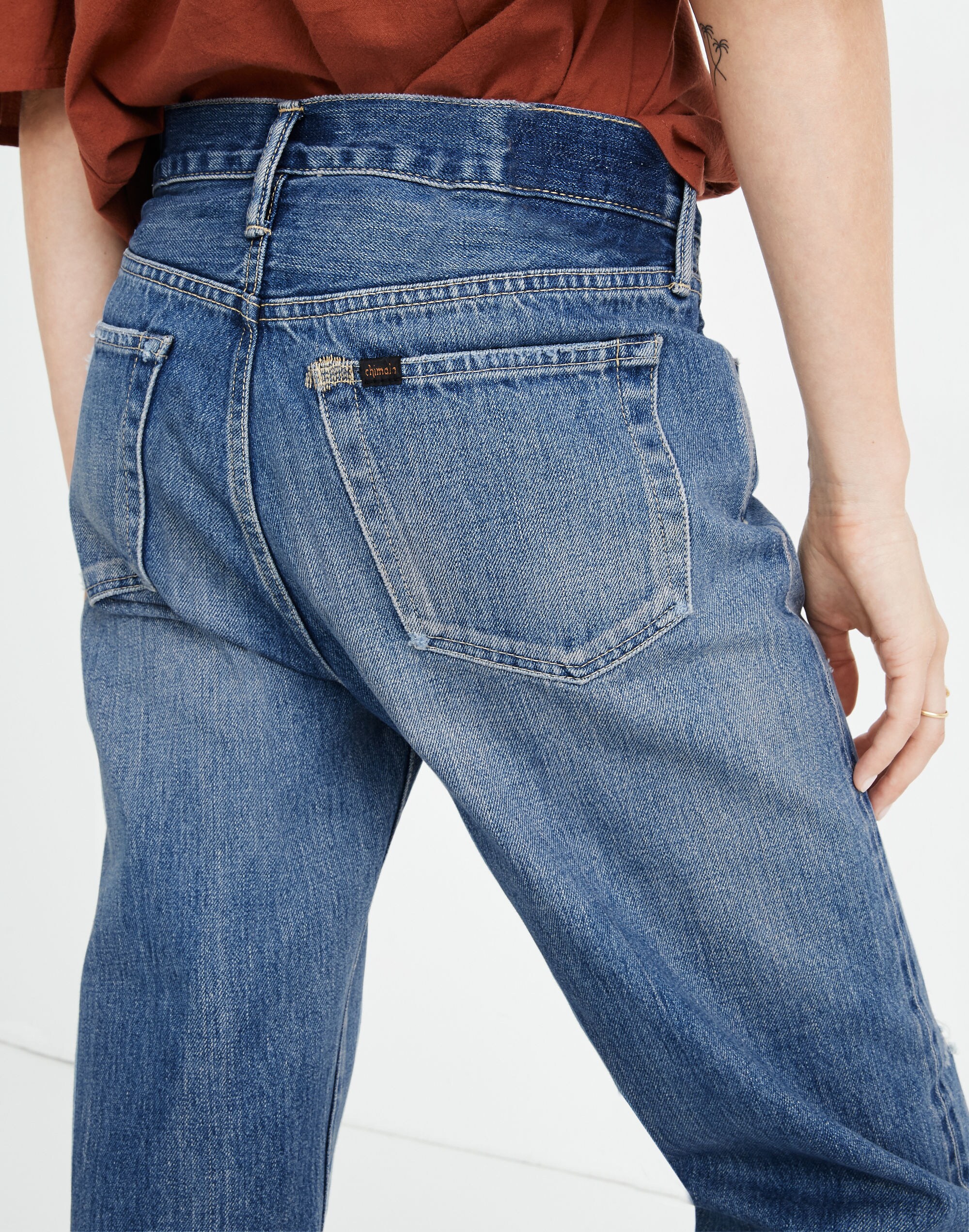 Chimala&reg; Selvedge Denim Ankle Jeans