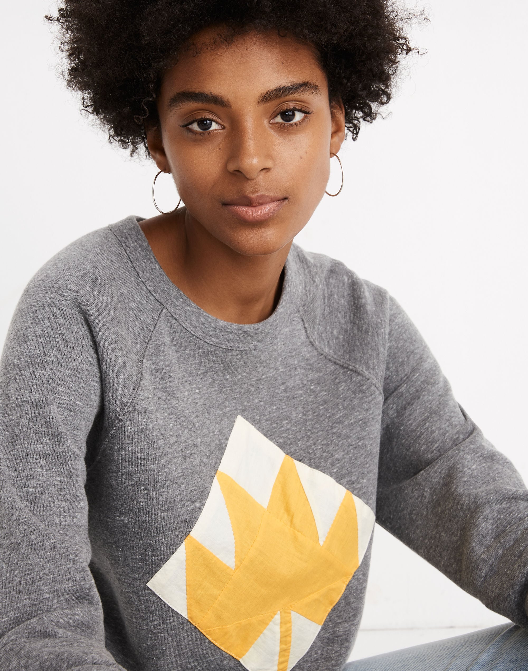 Carleen Gold Maple Leaf Sweatshirt