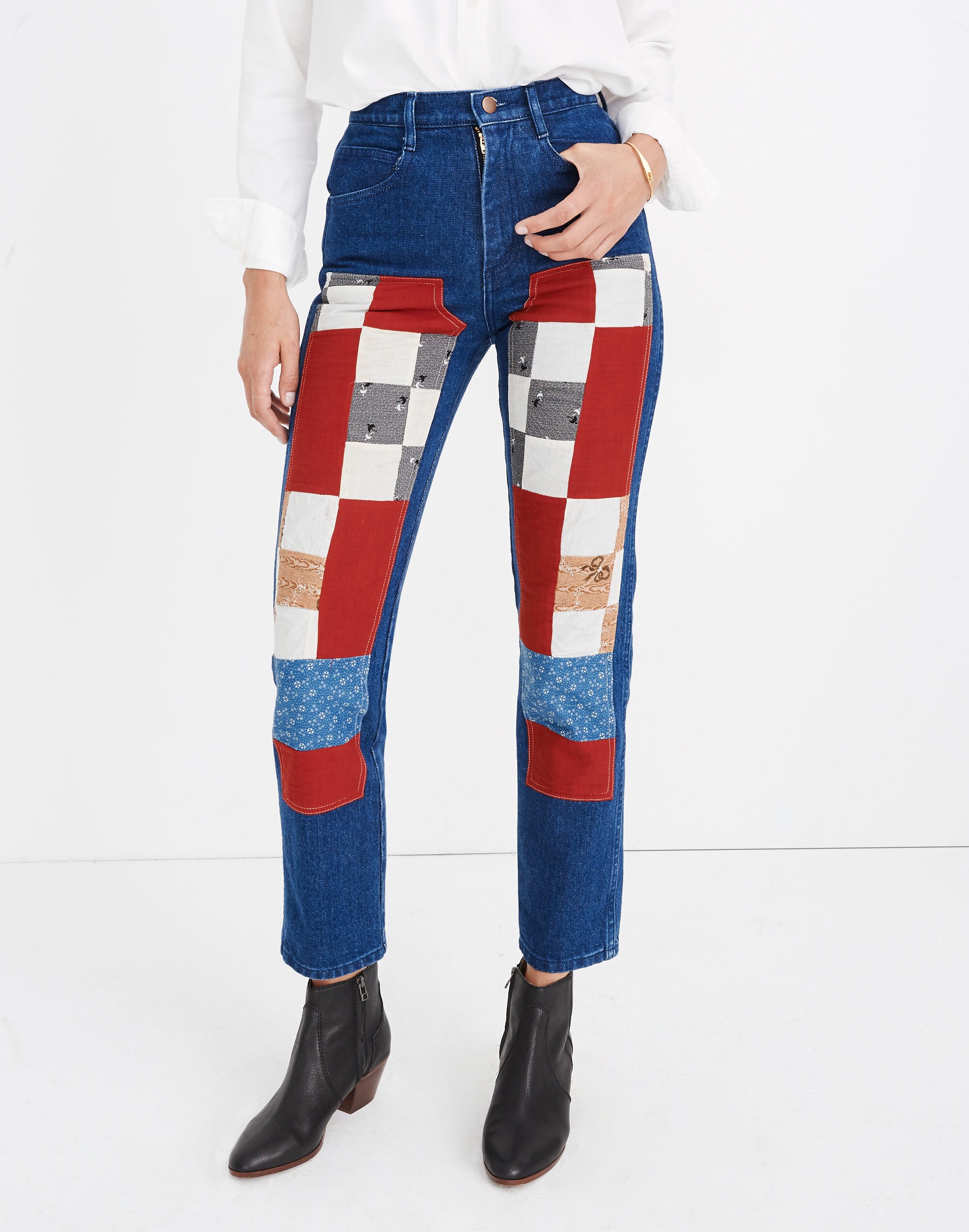 Carleen Quilt Patch Jeans