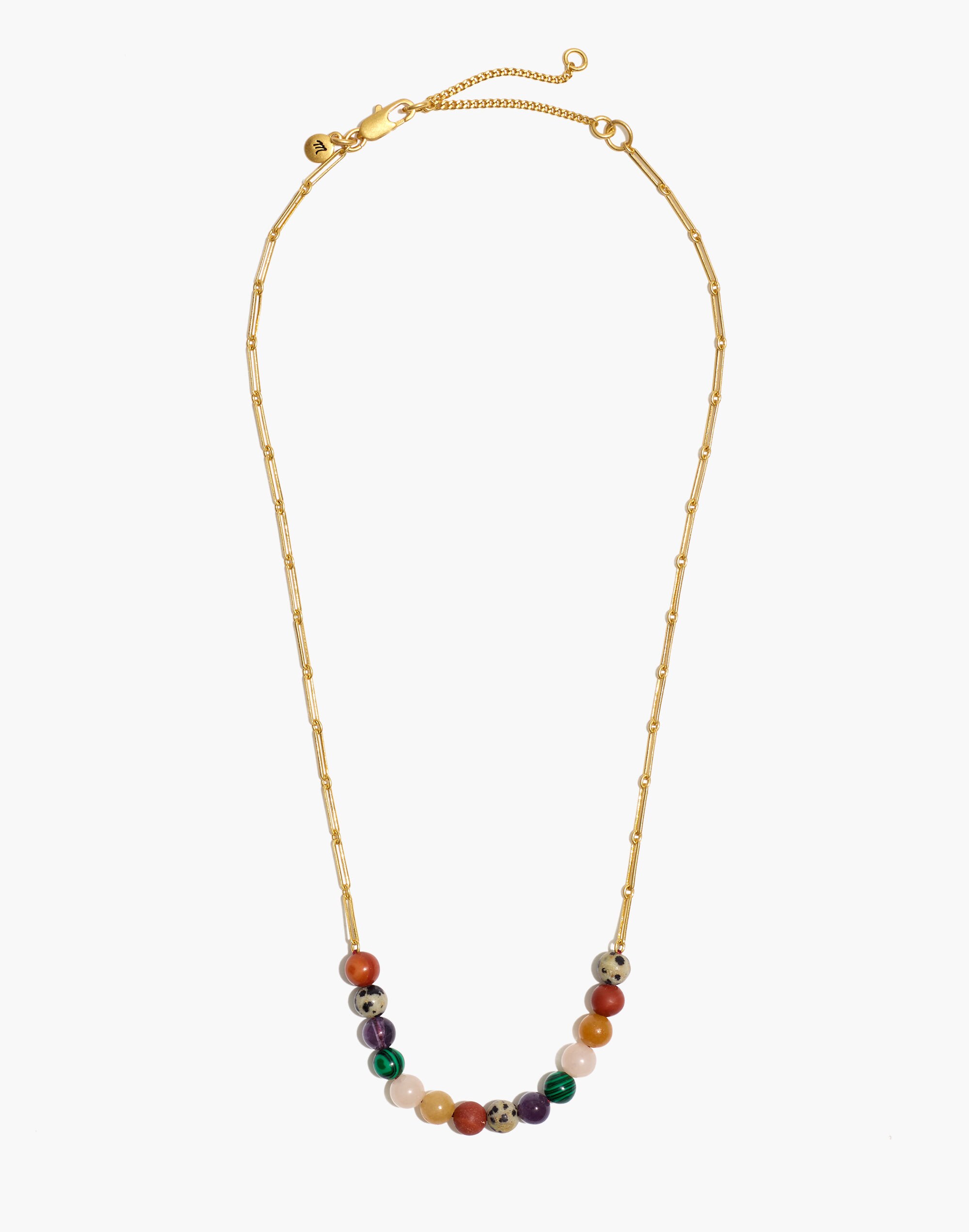 Semiprecious Stone Beaded Necklace