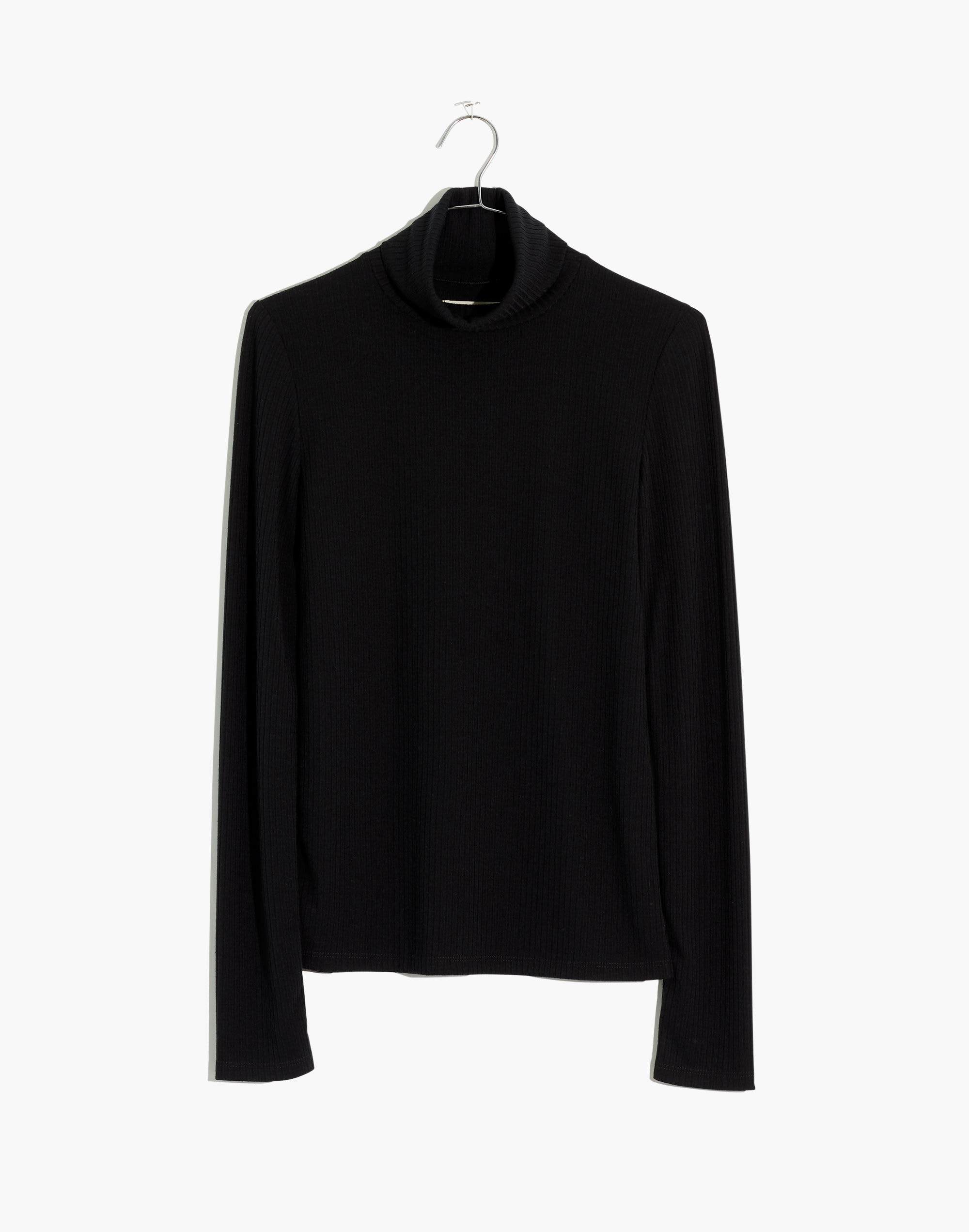 Ribbed Turtleneck Top