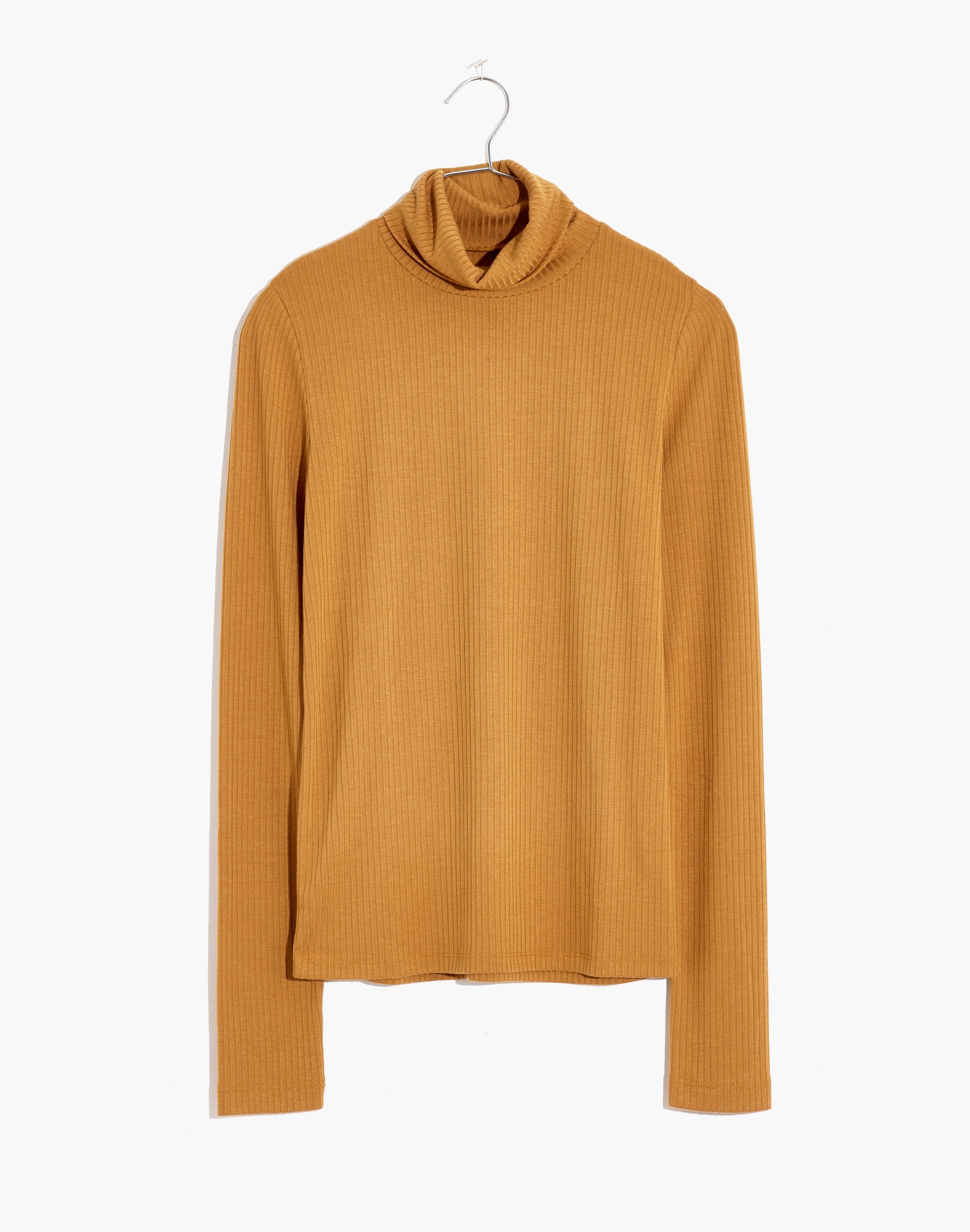 Ribbed Turtleneck Top
