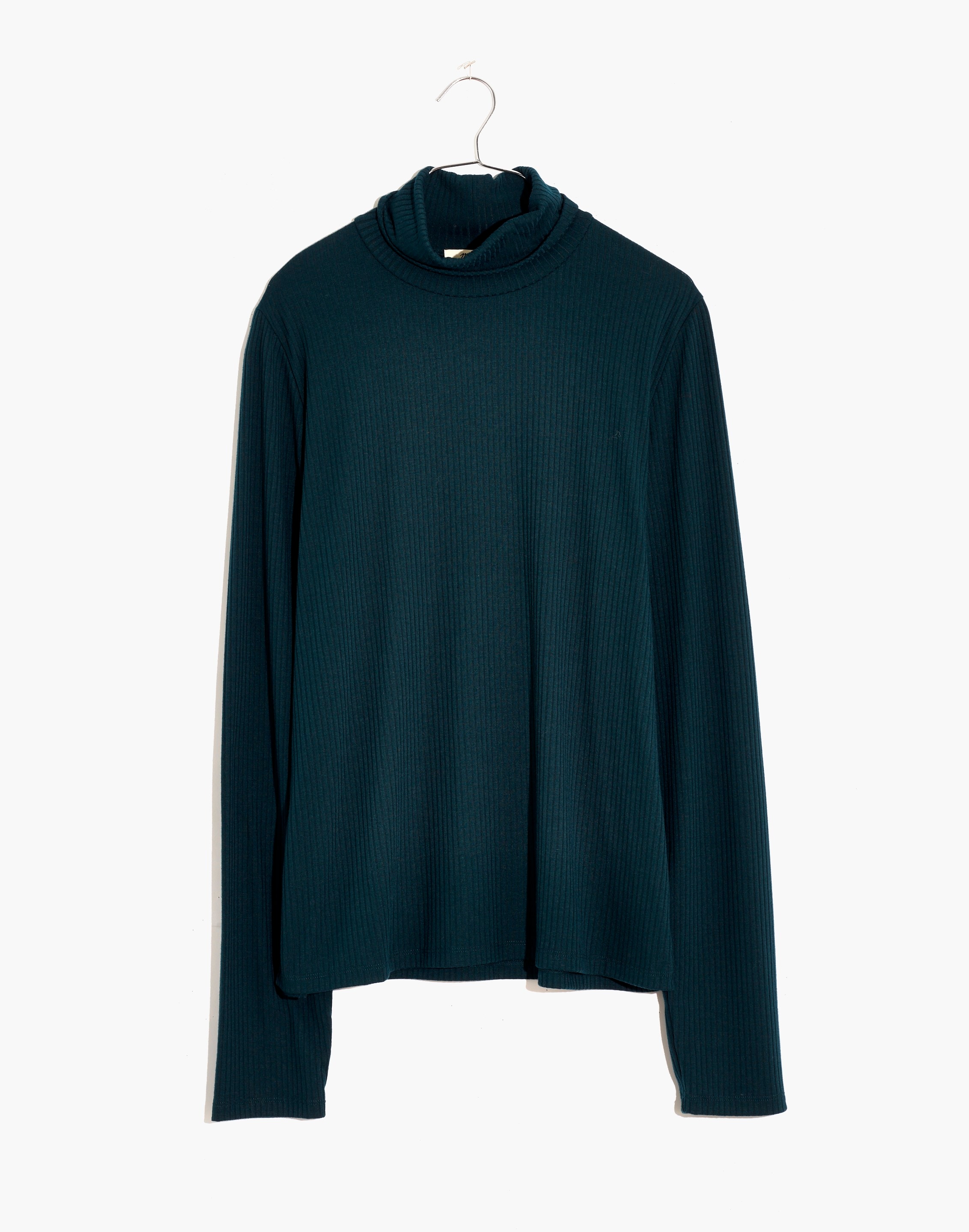 Ribbed Turtleneck Top