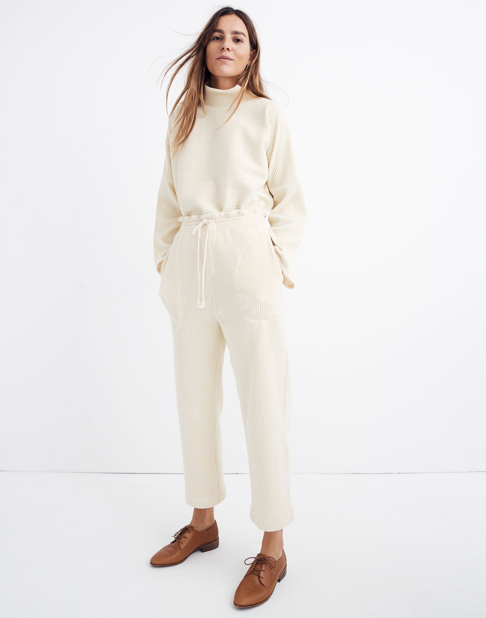 Texture &amp; Thread Velour Corduroy Pants