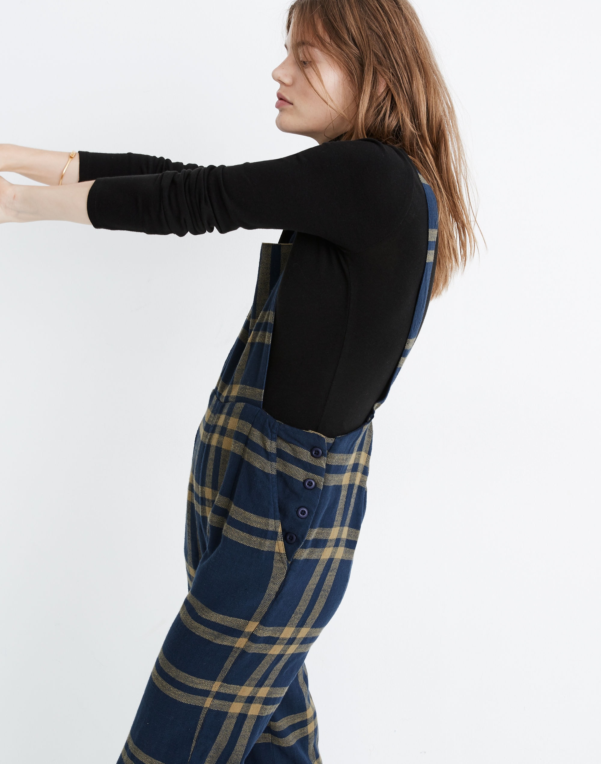 Ace&amp;Jig&trade; Auggie Plaid Overalls