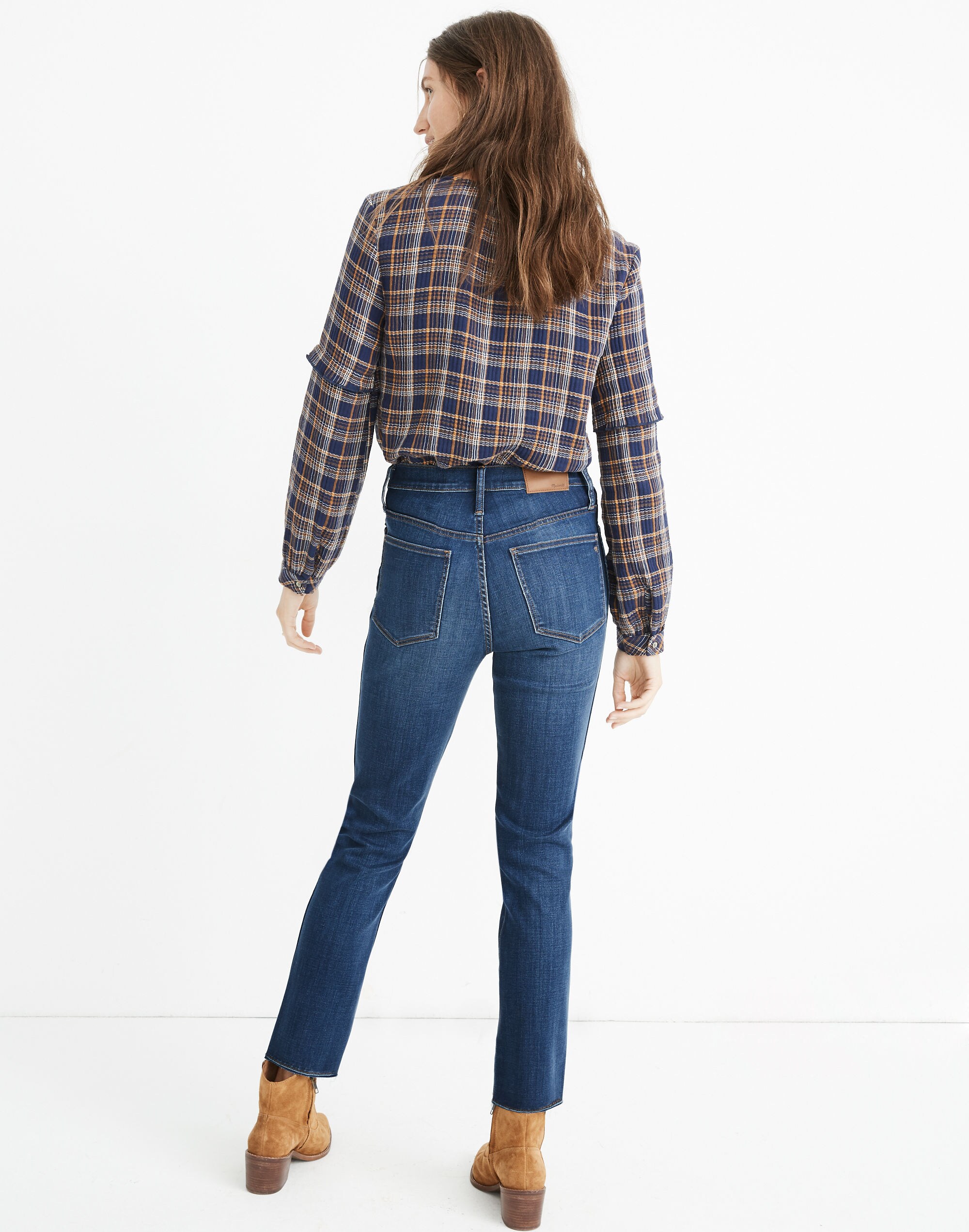 Stovepipe Jeans in Fairdale Wash: TENCEL&trade; Denim Edition in null image 3