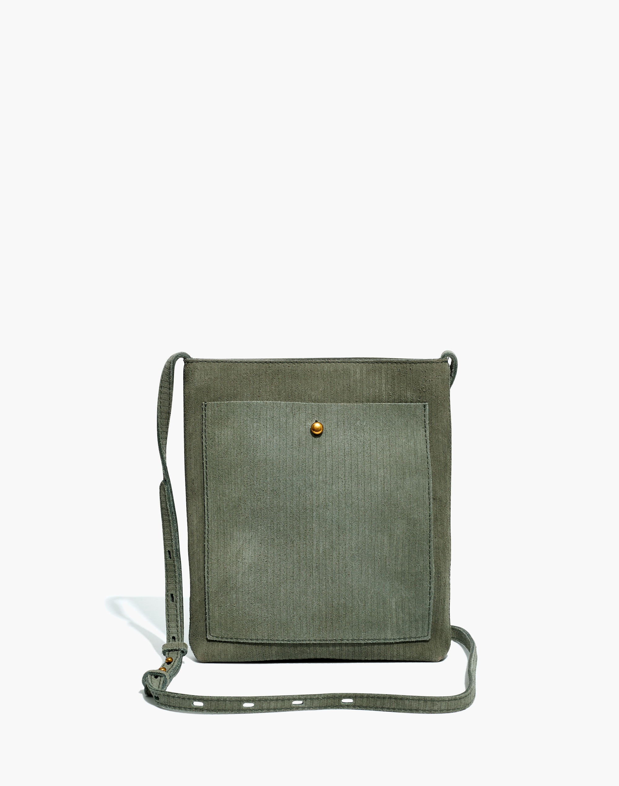 The Slim Brooklyn Crossbody Bag: Corduroy Suede Edition