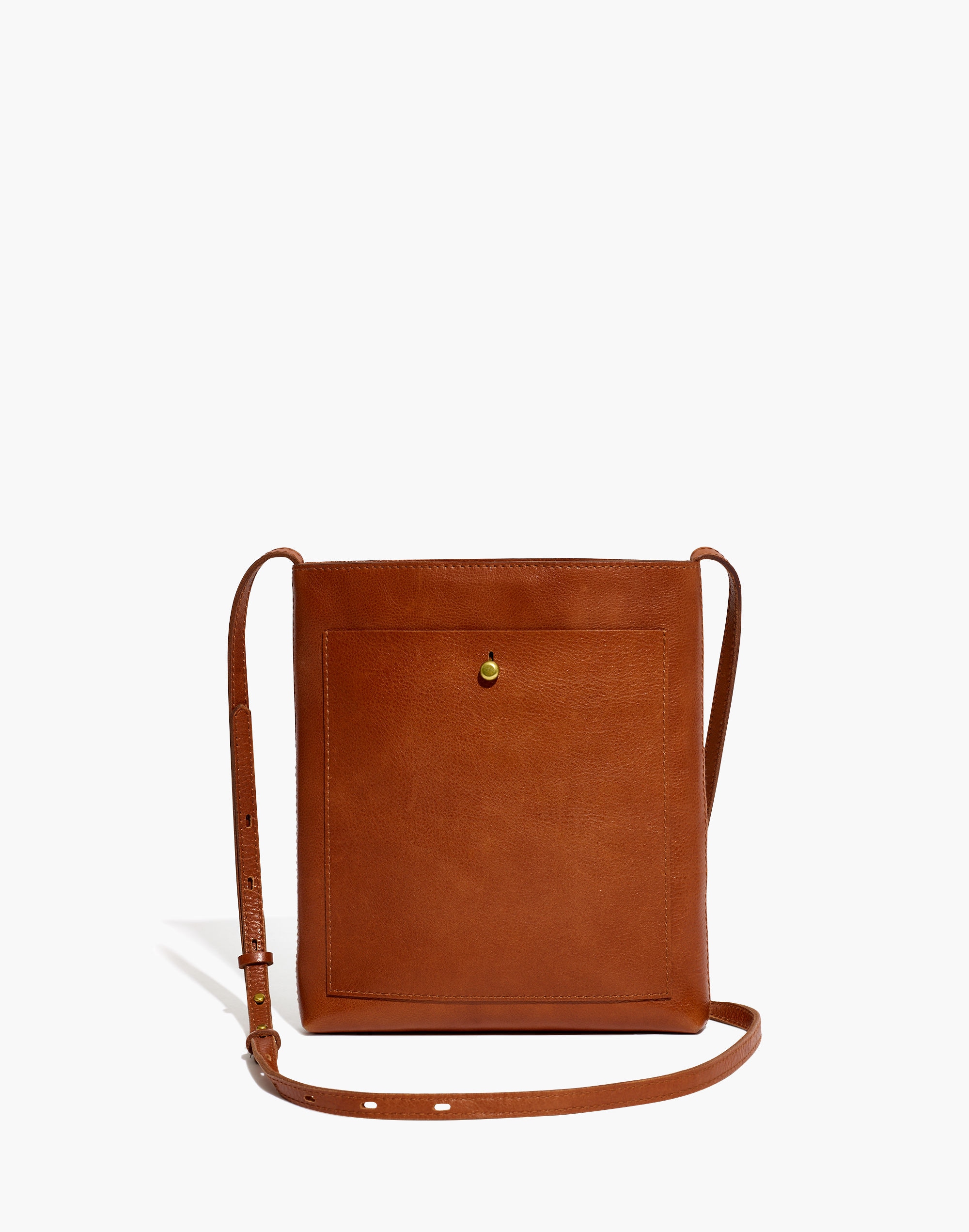 The Slim Brooklyn Crossbody Bag in Leather