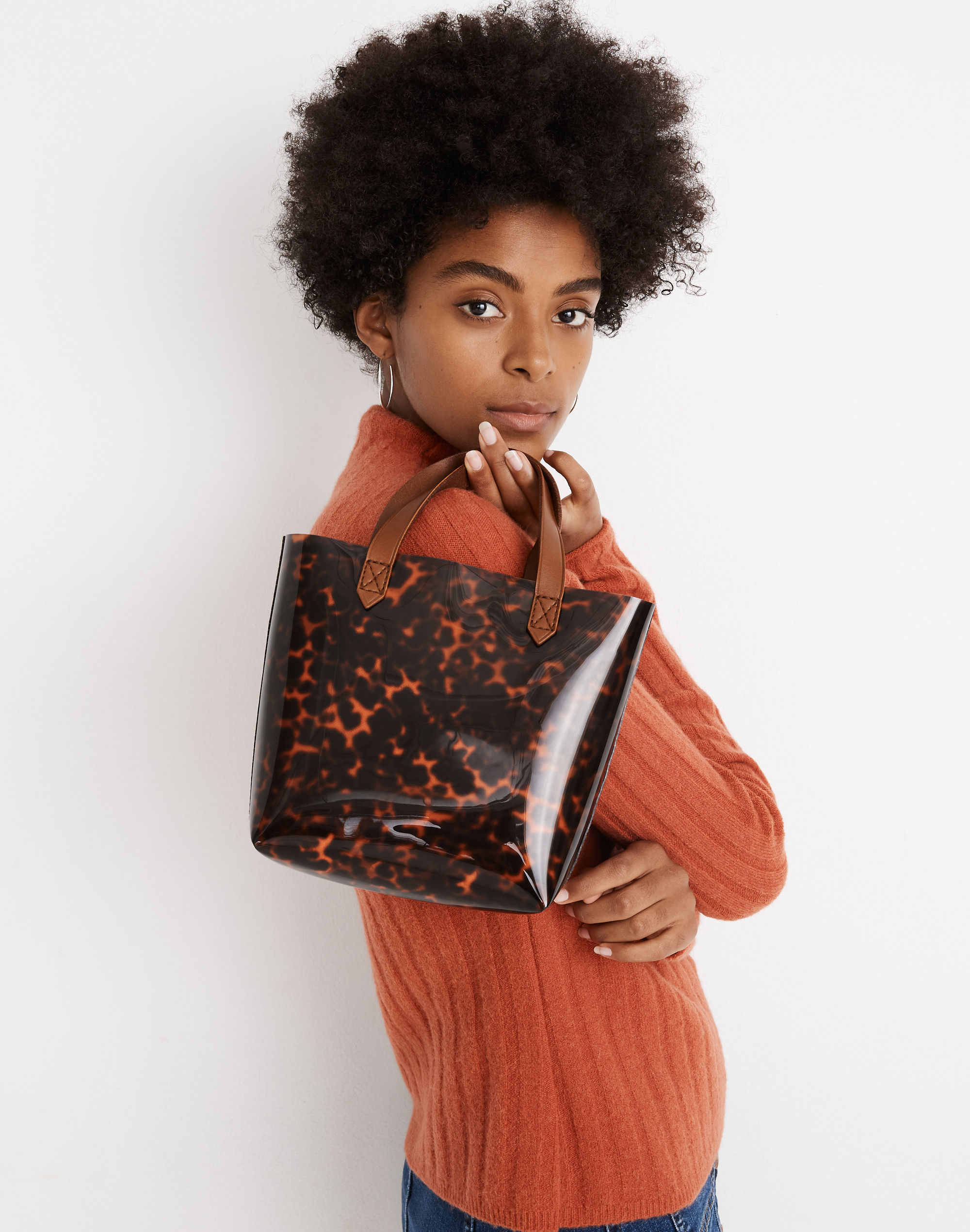 The Mini Transport Tote: Crystalline Tortoise Edition