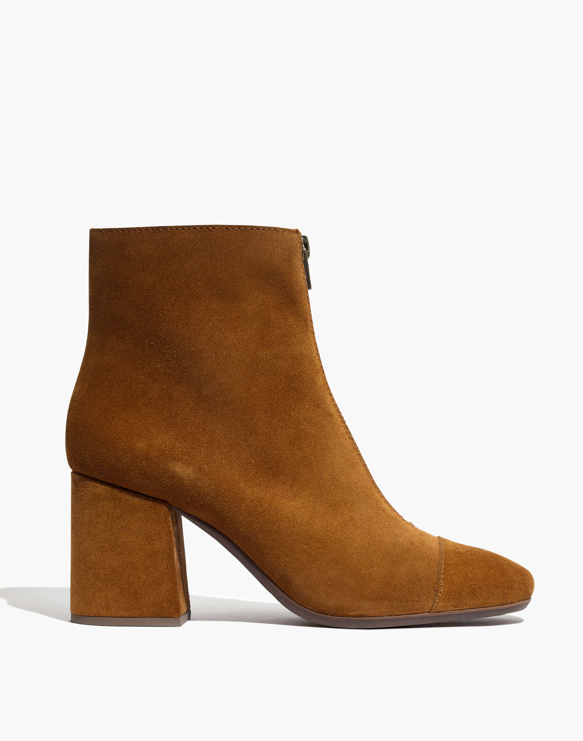 The Amalia Zip Boot in Suede