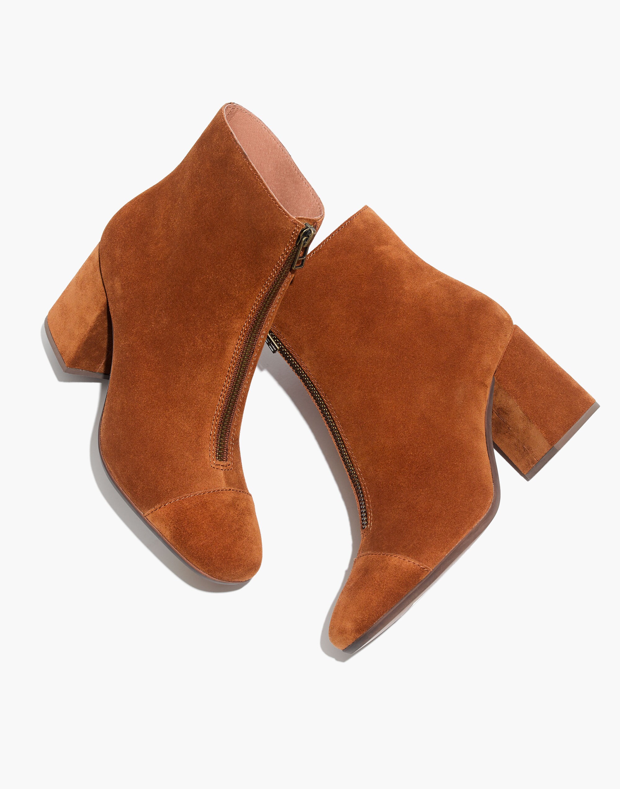 The Amalia Zip Boot in Suede
