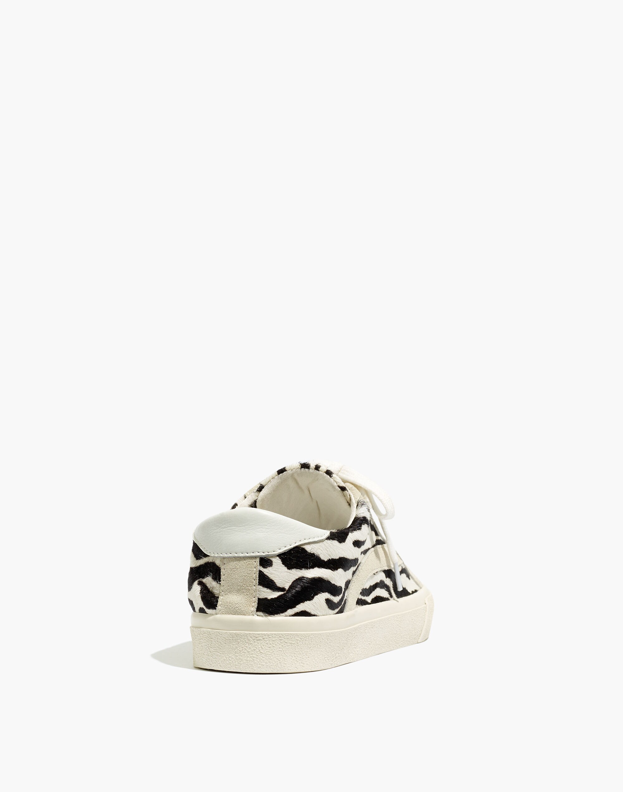 Sidewalk Low-Top Sneakers in Zebra Calf Hair