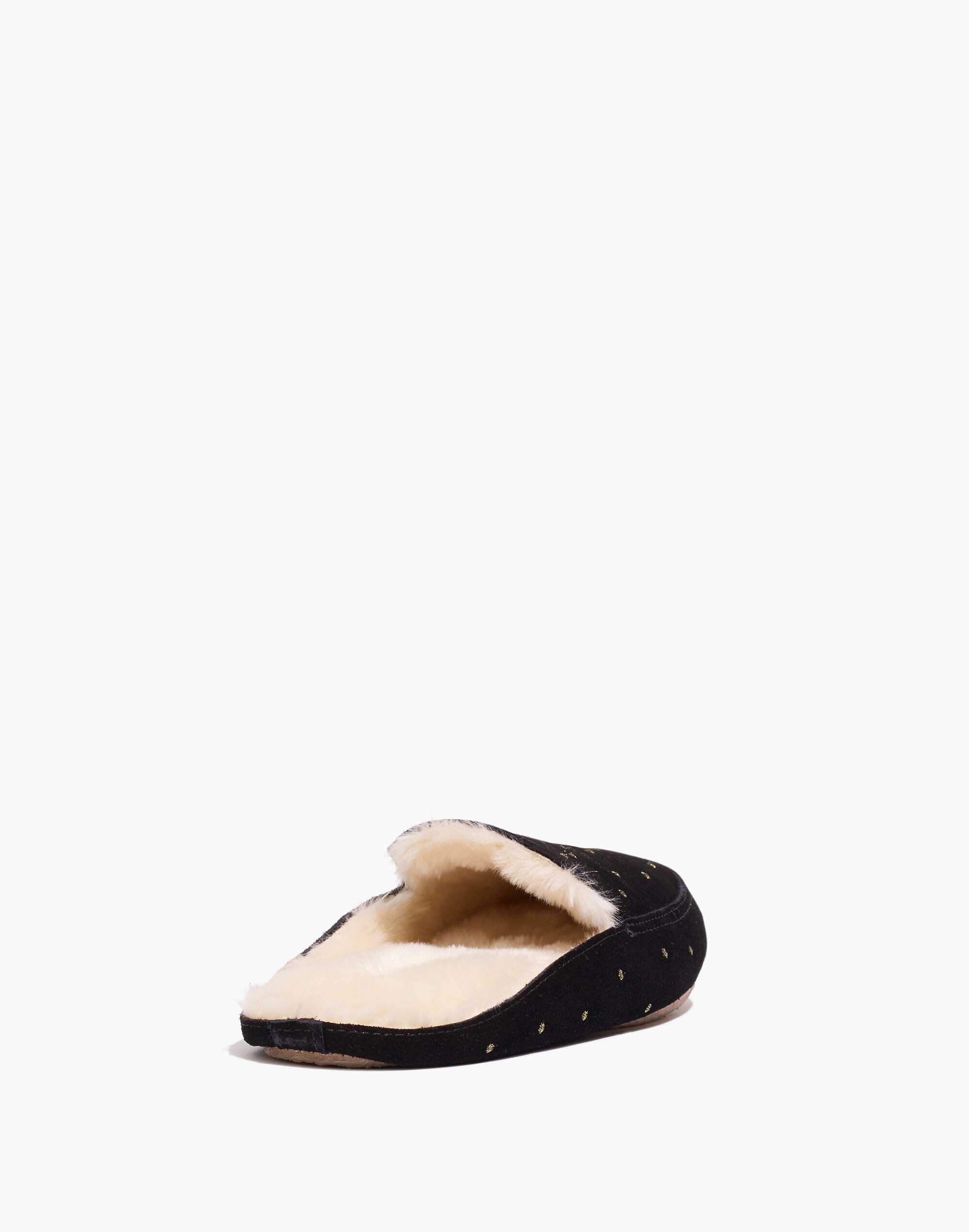 The Loafer Scuff Slipper in Embroidered Suede