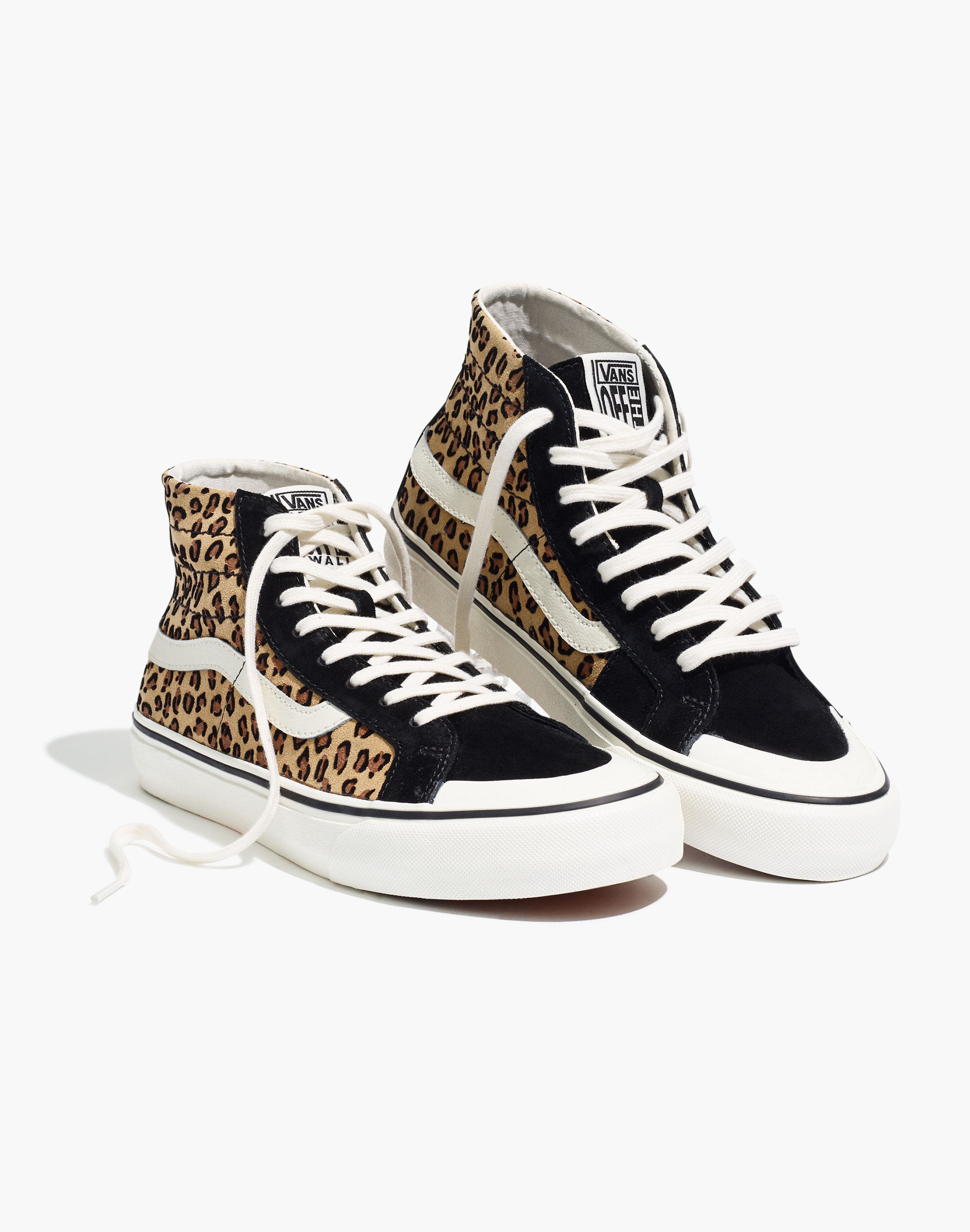 Vans® Unisex SK8-Hi 138 Decon SF High-Top Sneakers Leopard Colorblock Suede
