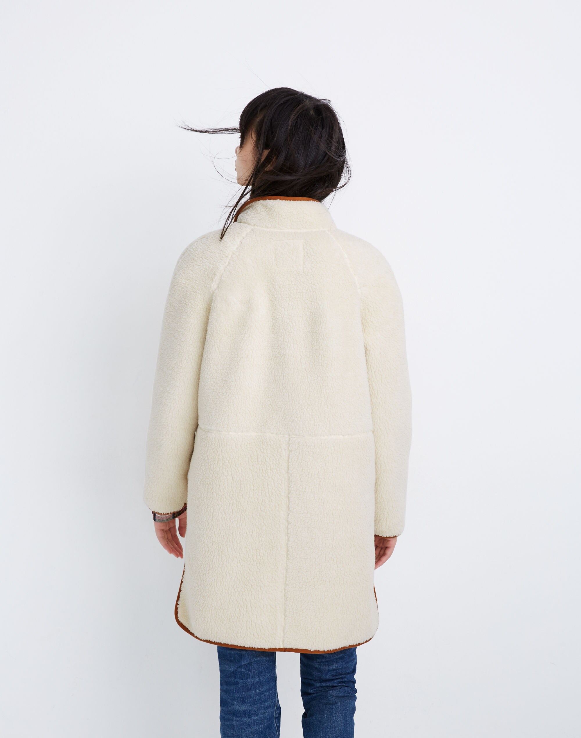 Manteau Madewell 'Crosstown Coat' Pour Femme, Taille S, Noir, Laine, Parfait Pour L'hiver