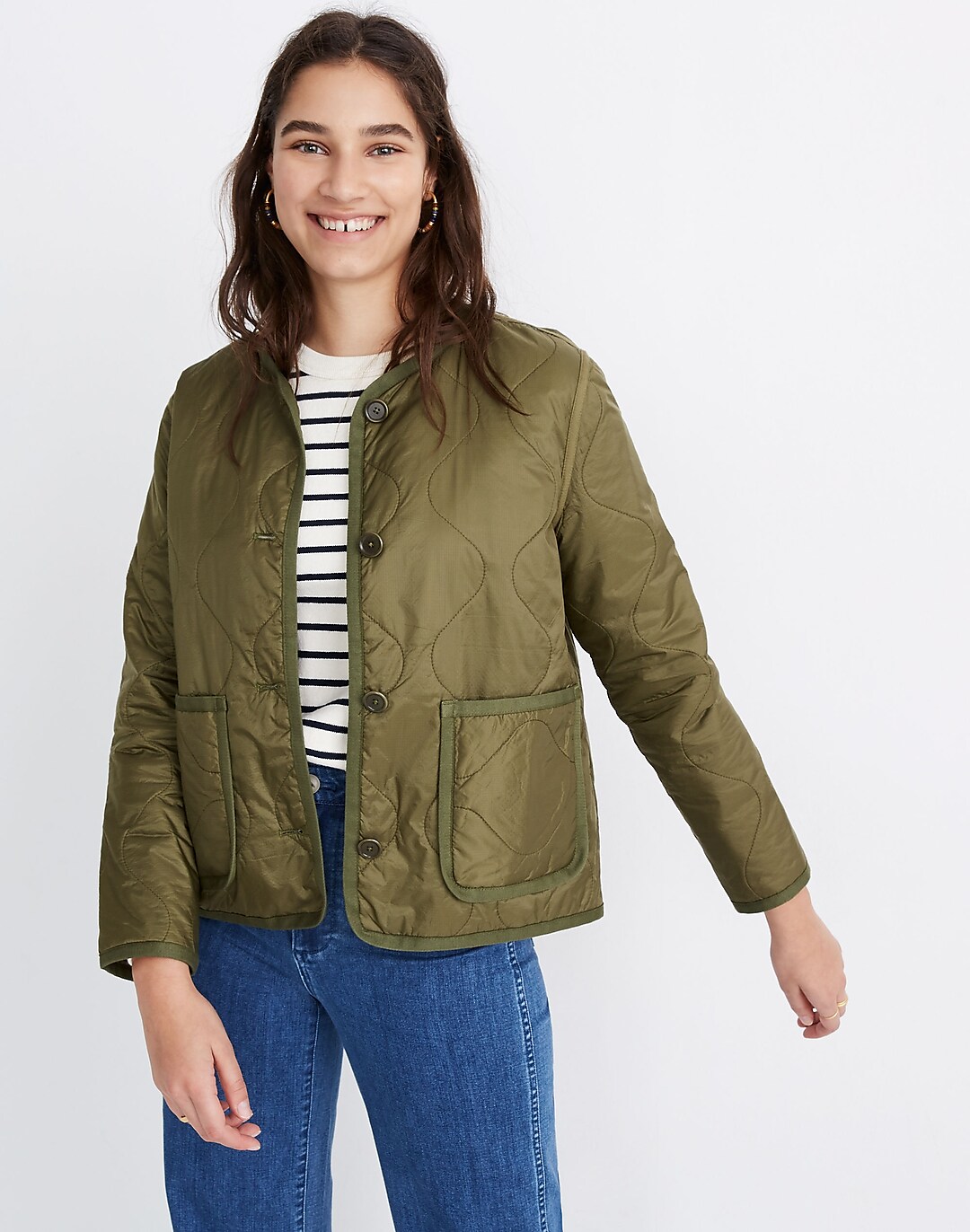 We Want: A Quilted Liner Jacket — Gloria