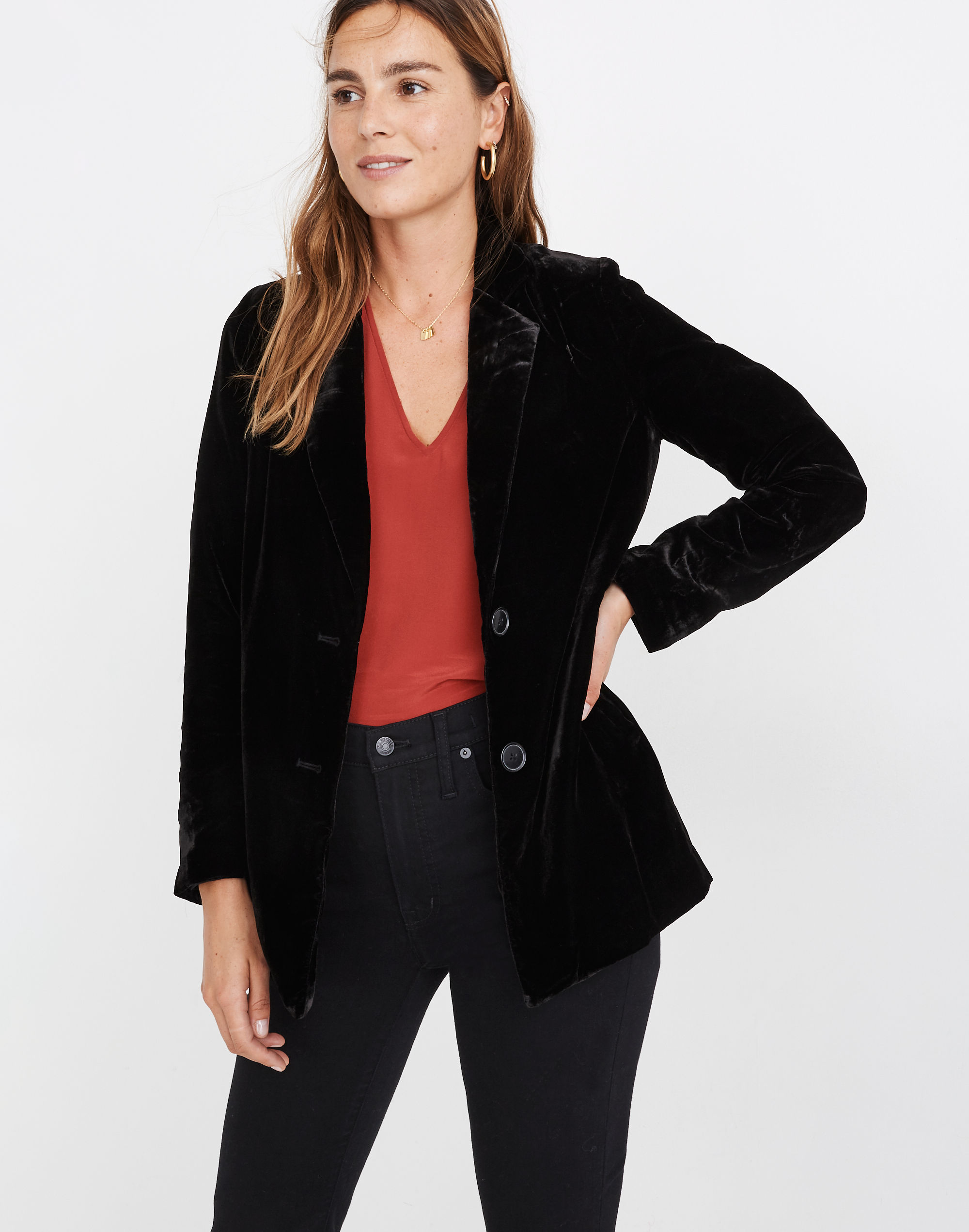 velvet dorset blazer