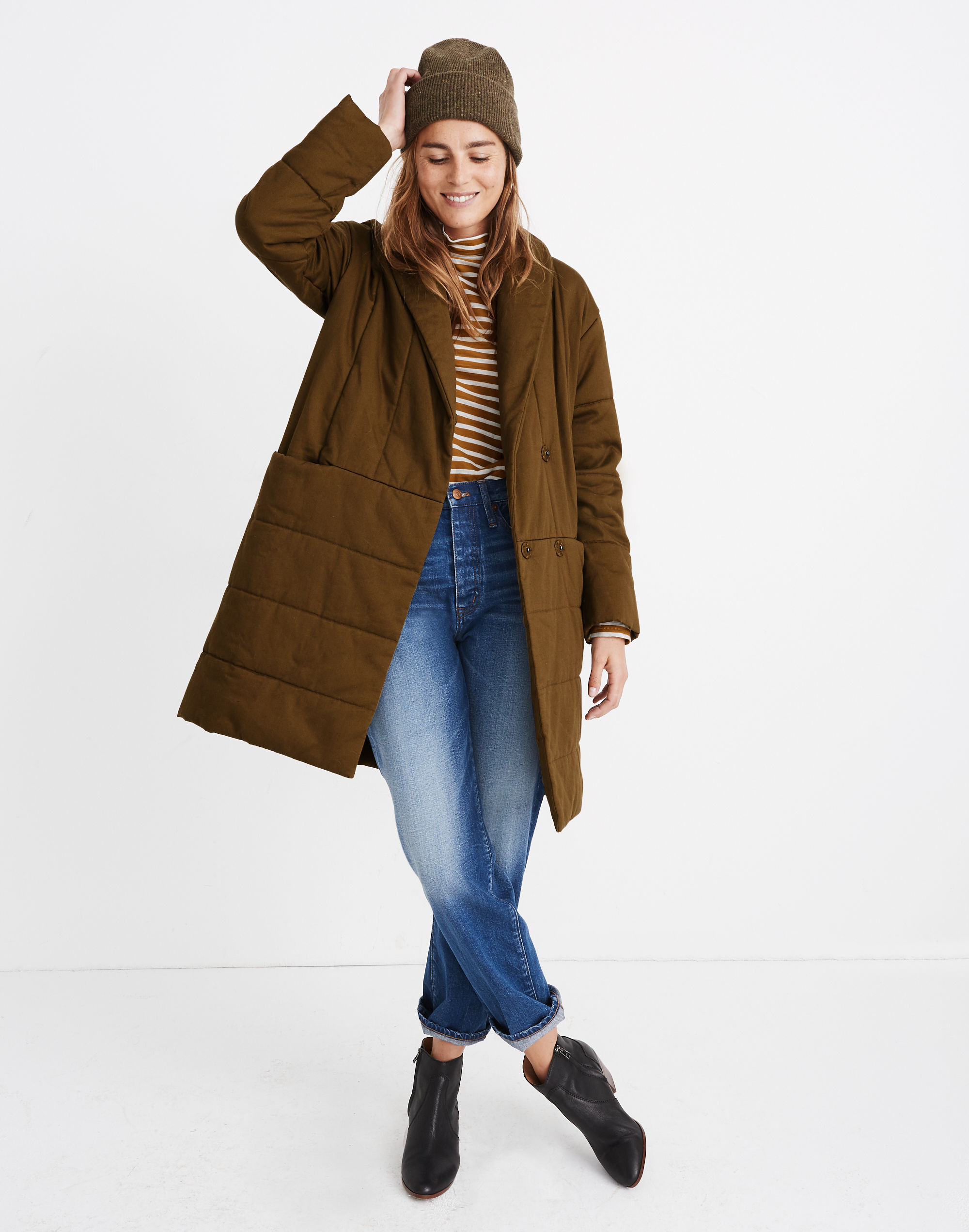 dumont quilted coat