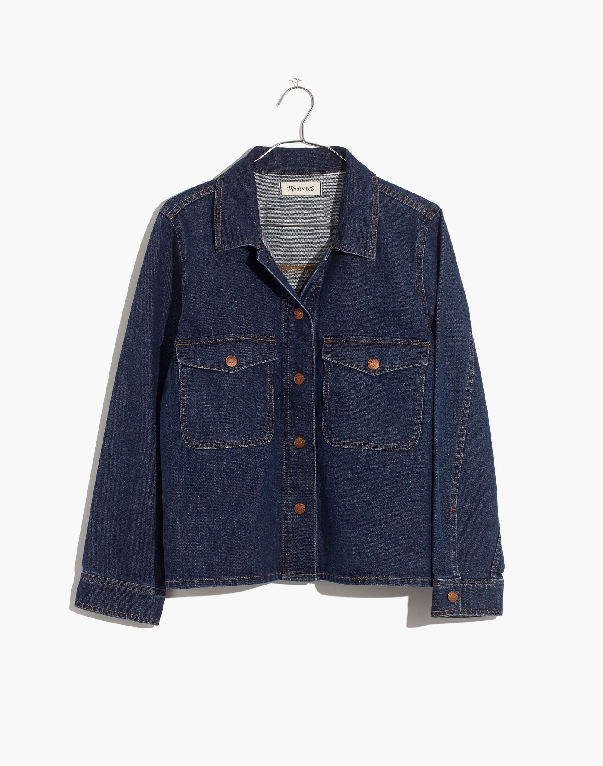 Denim Shirt Jacket in Hilliard Wash