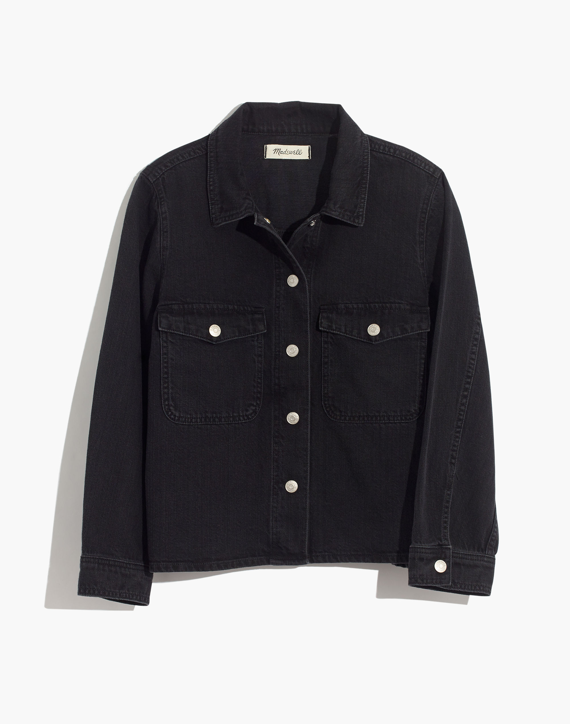 Denim Shirt Jacket in Rossling Wash