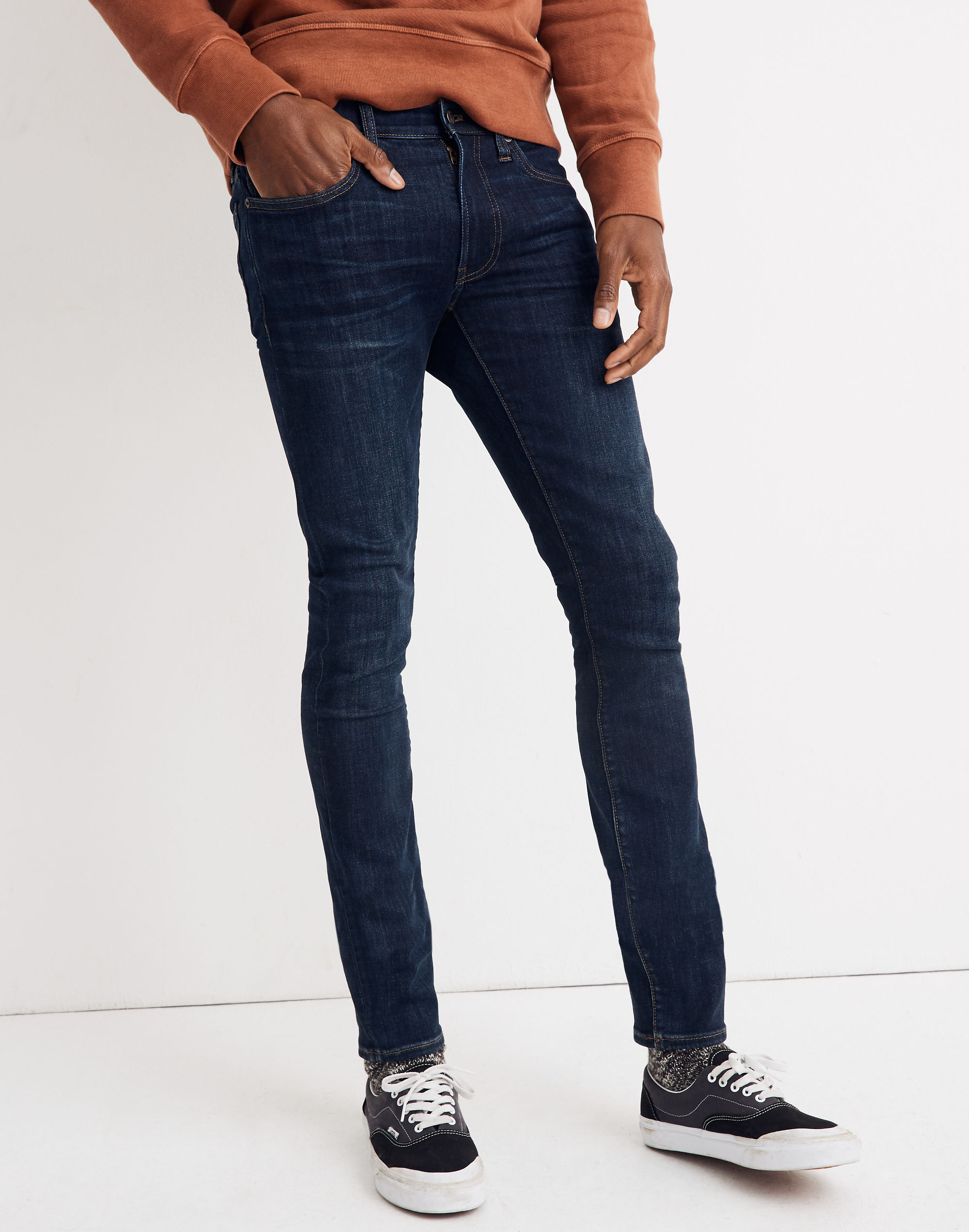 Skinny Everyday Flex Jeans in Utica Wash: THERMOLITE&reg; Edition