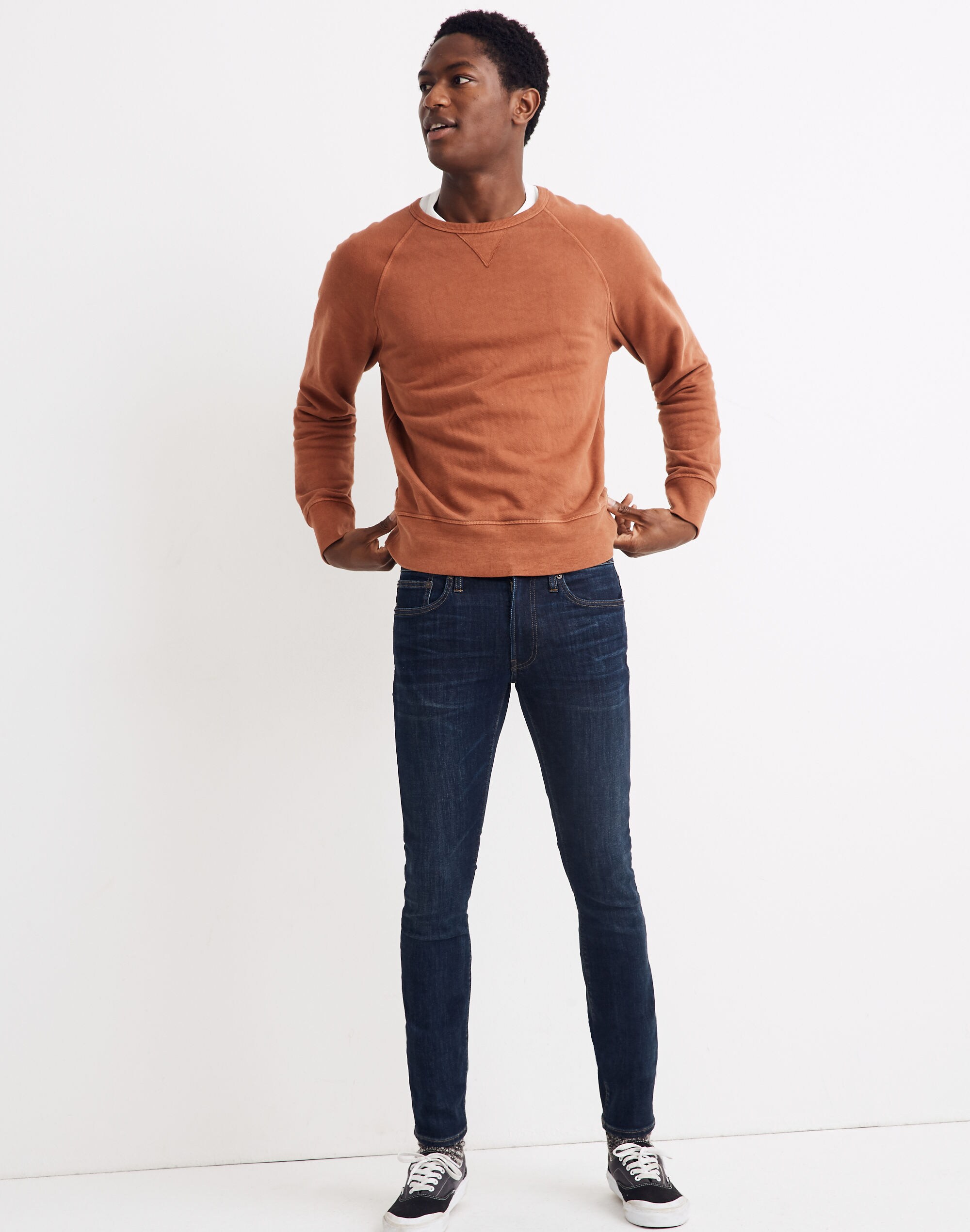 Skinny Everyday Flex Jeans in Utica Wash: THERMOLITE&reg; Edition