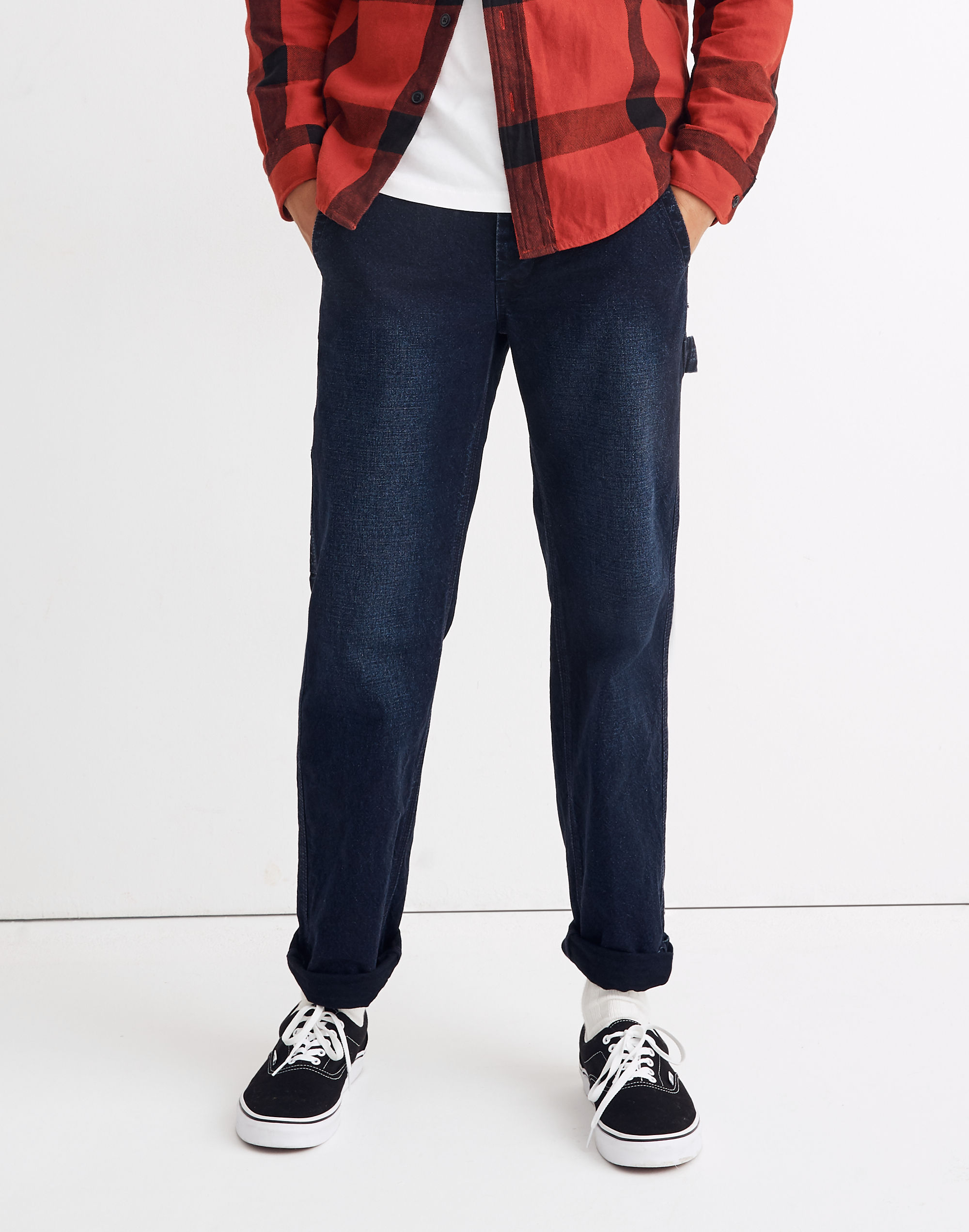 Indigo Carpenter Pants in Garrison Wash