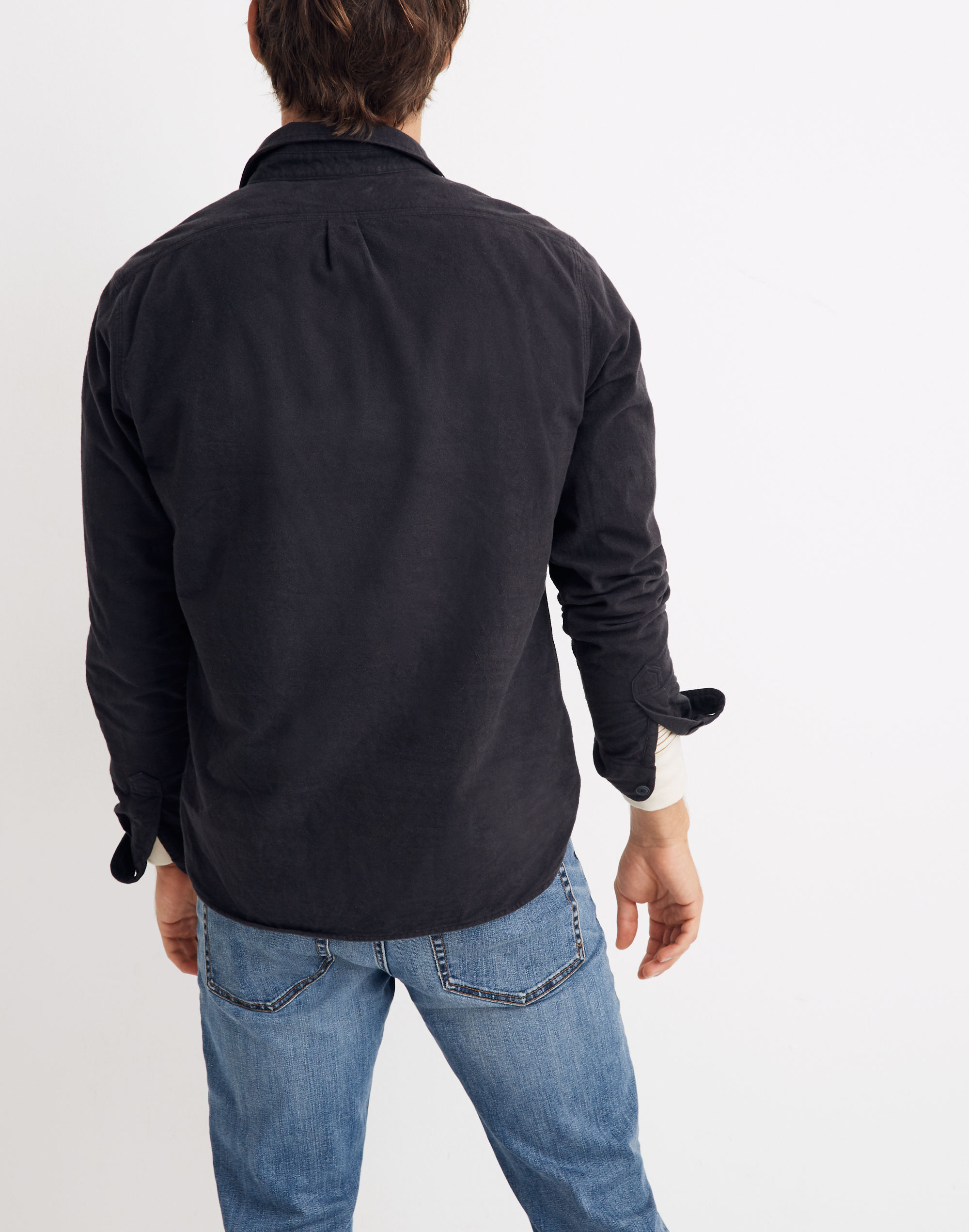 Moleskin Long-Sleeve Pullover Workshirt