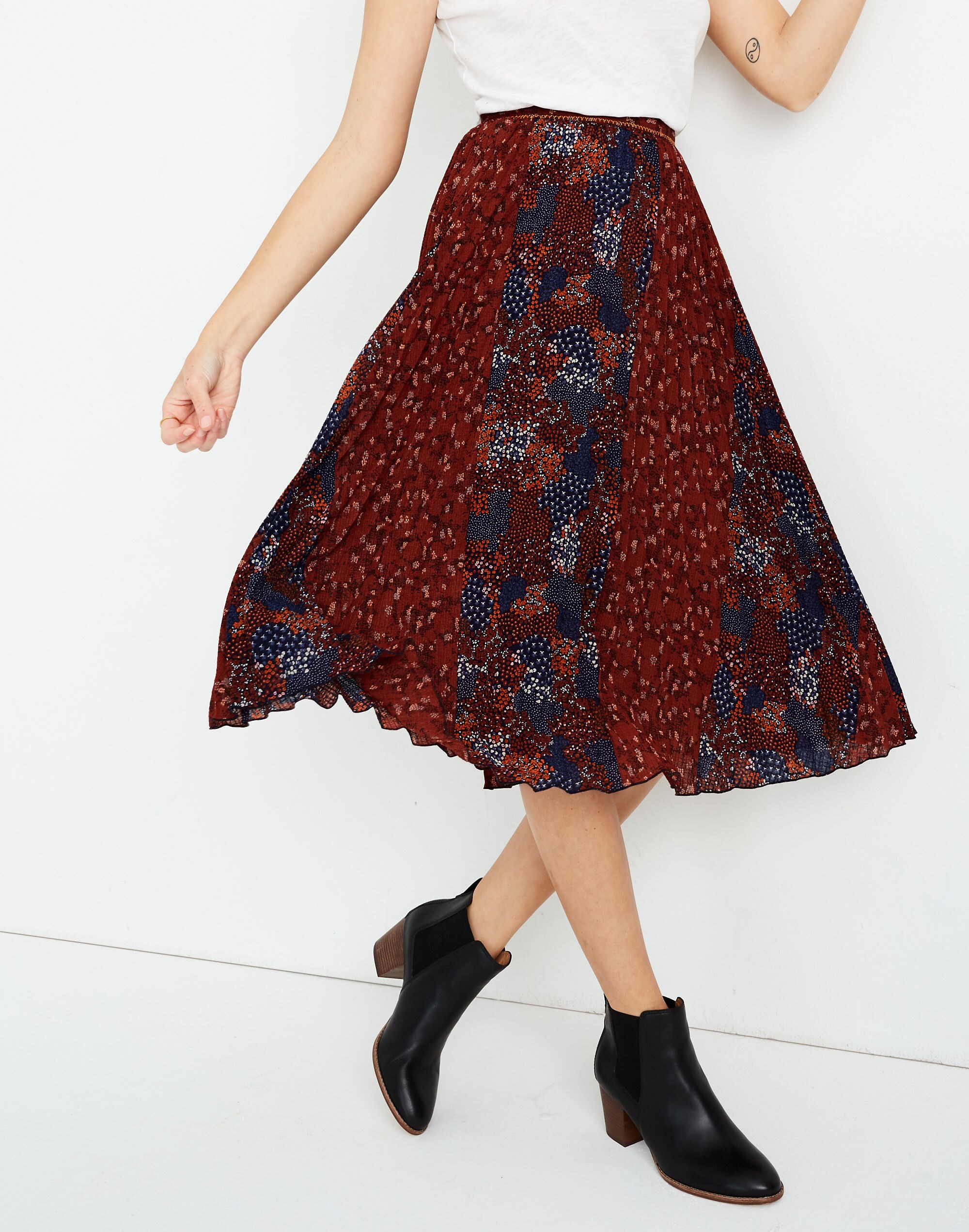 Sessun&trade; Print Nu Colleen Midi Skirt