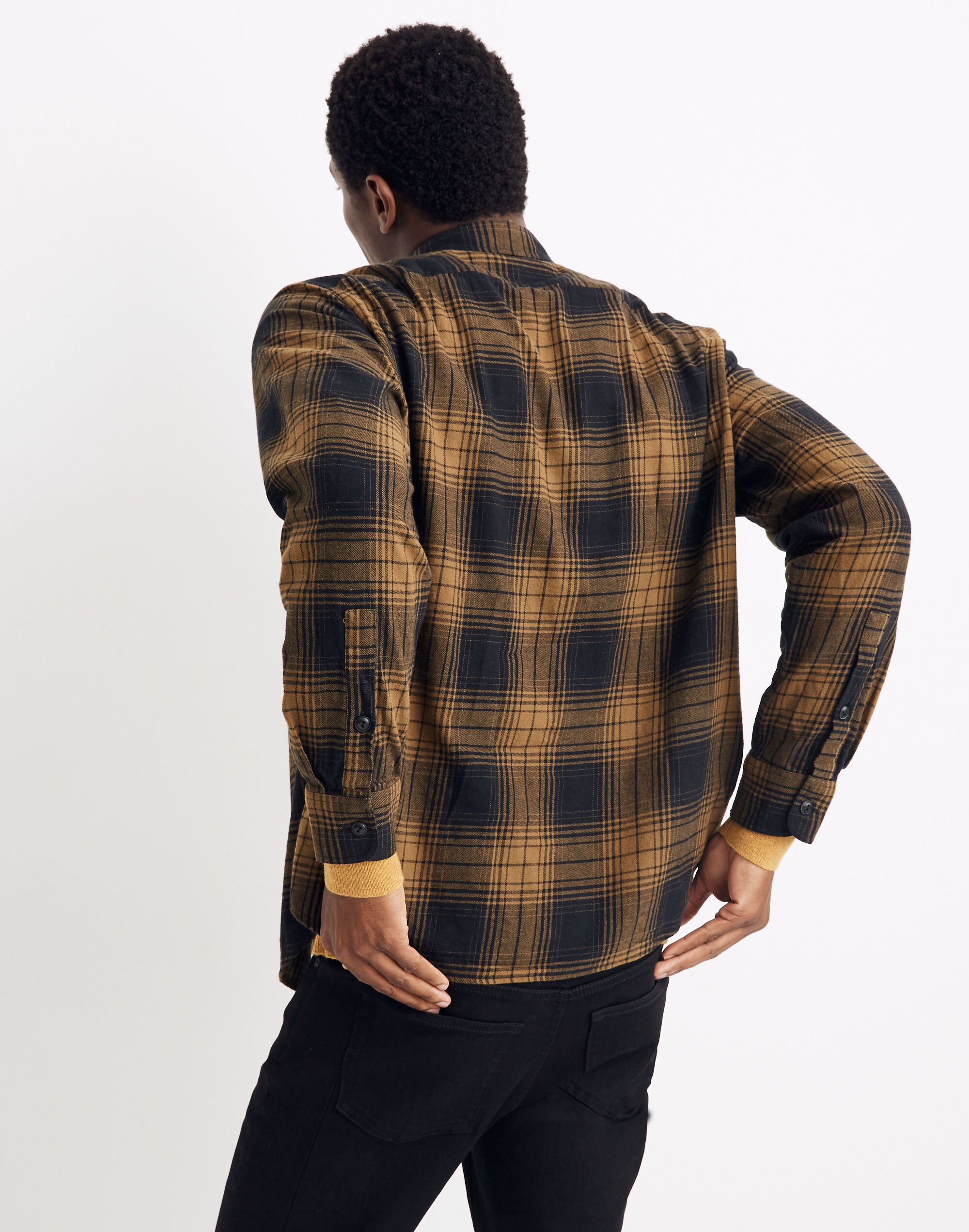 Brushed Twill Shirt in Braybrook Plaid