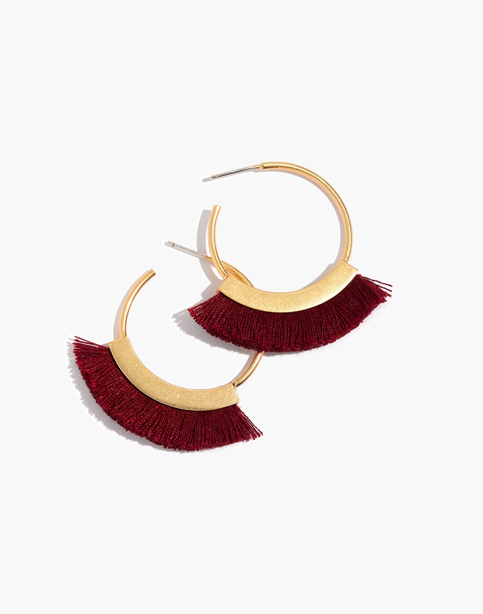 Fringe Hoop Earrings