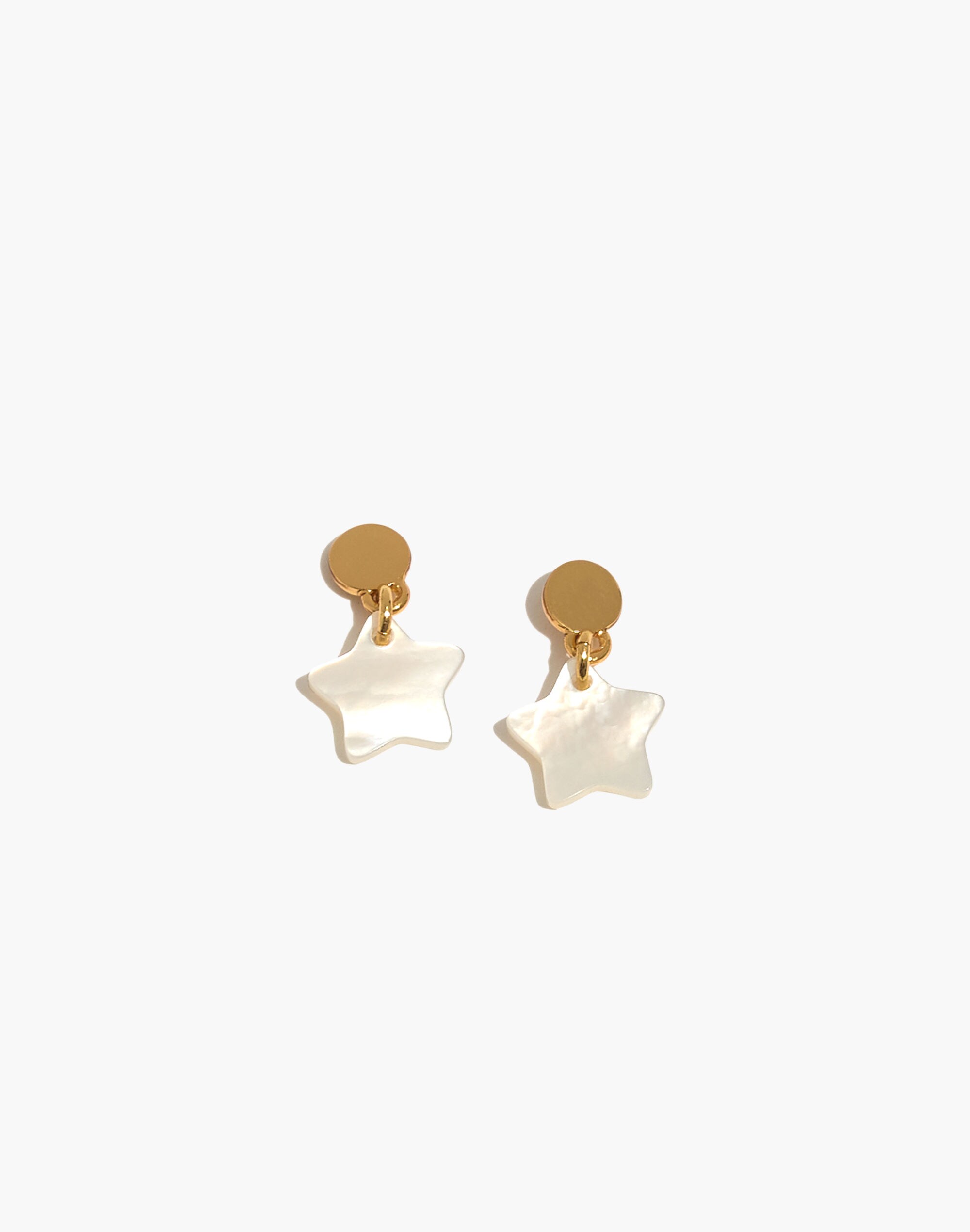 Mother of Pearl Star Earrings