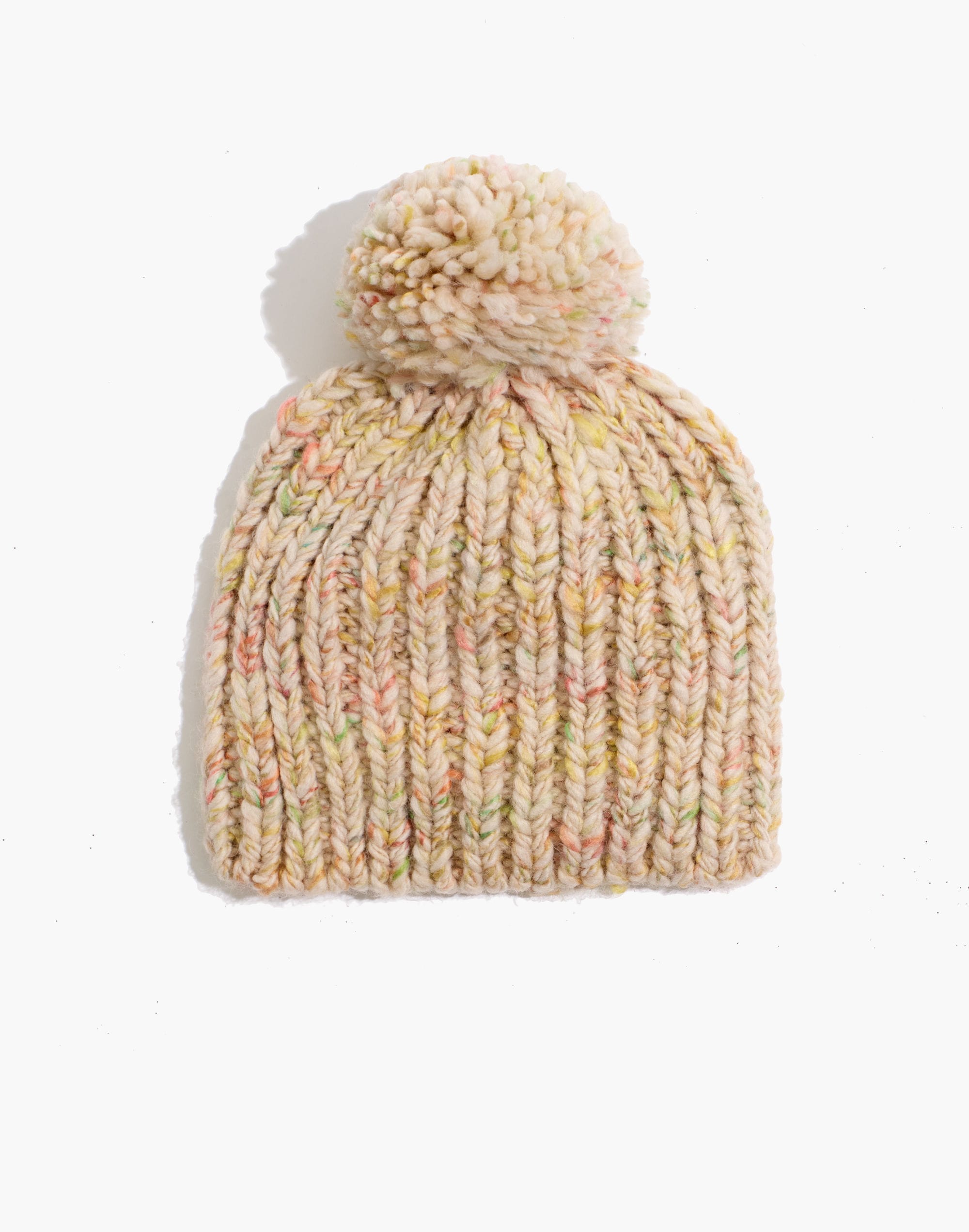 Chunky Pom-Pom Beanie