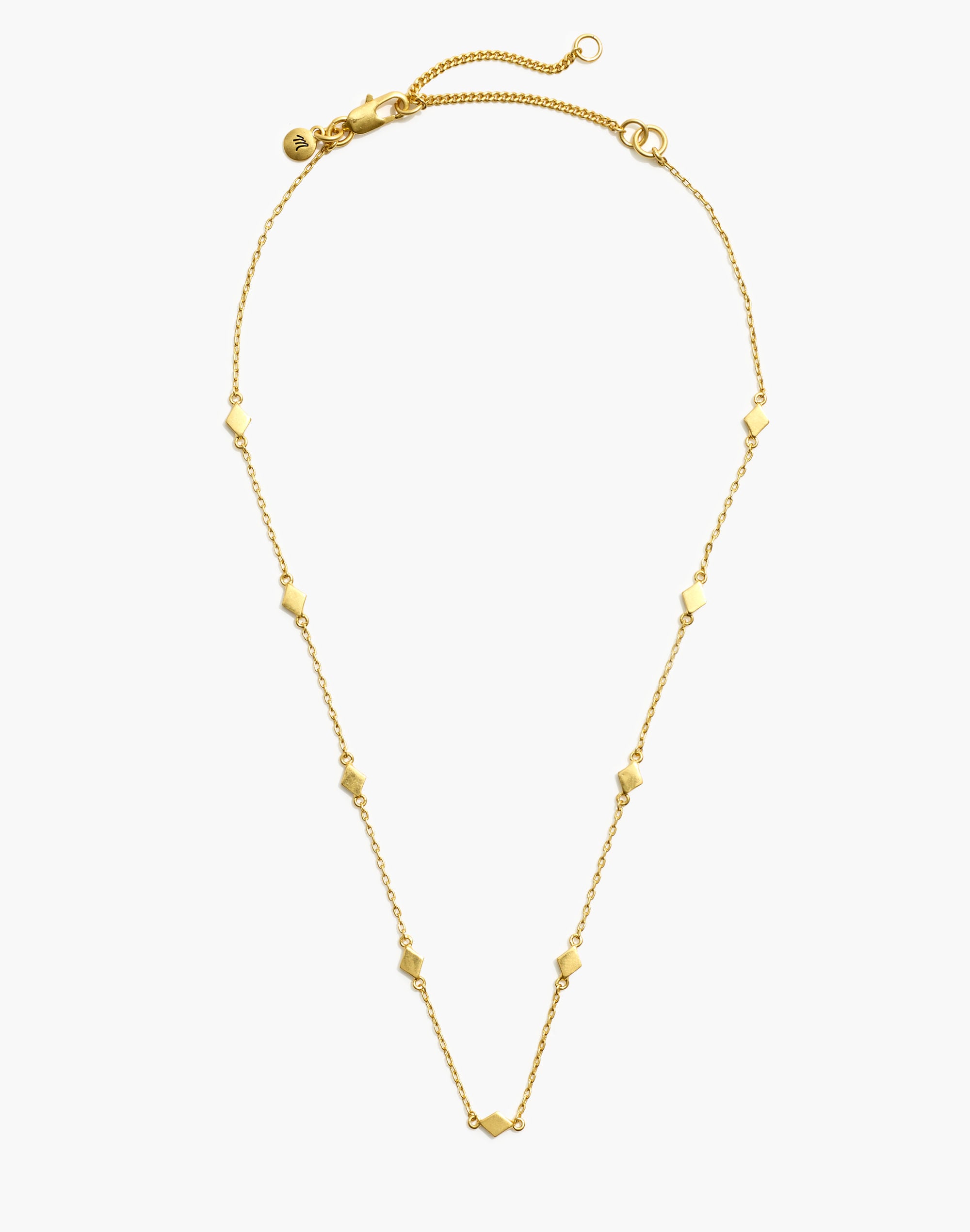 Delicate Diamond Shapes Choker Necklace