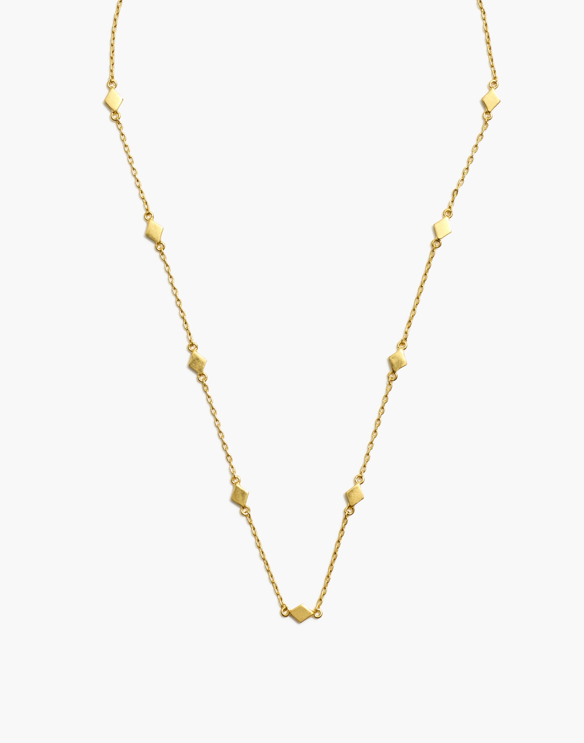 Delicate Diamond Shapes Choker Necklace