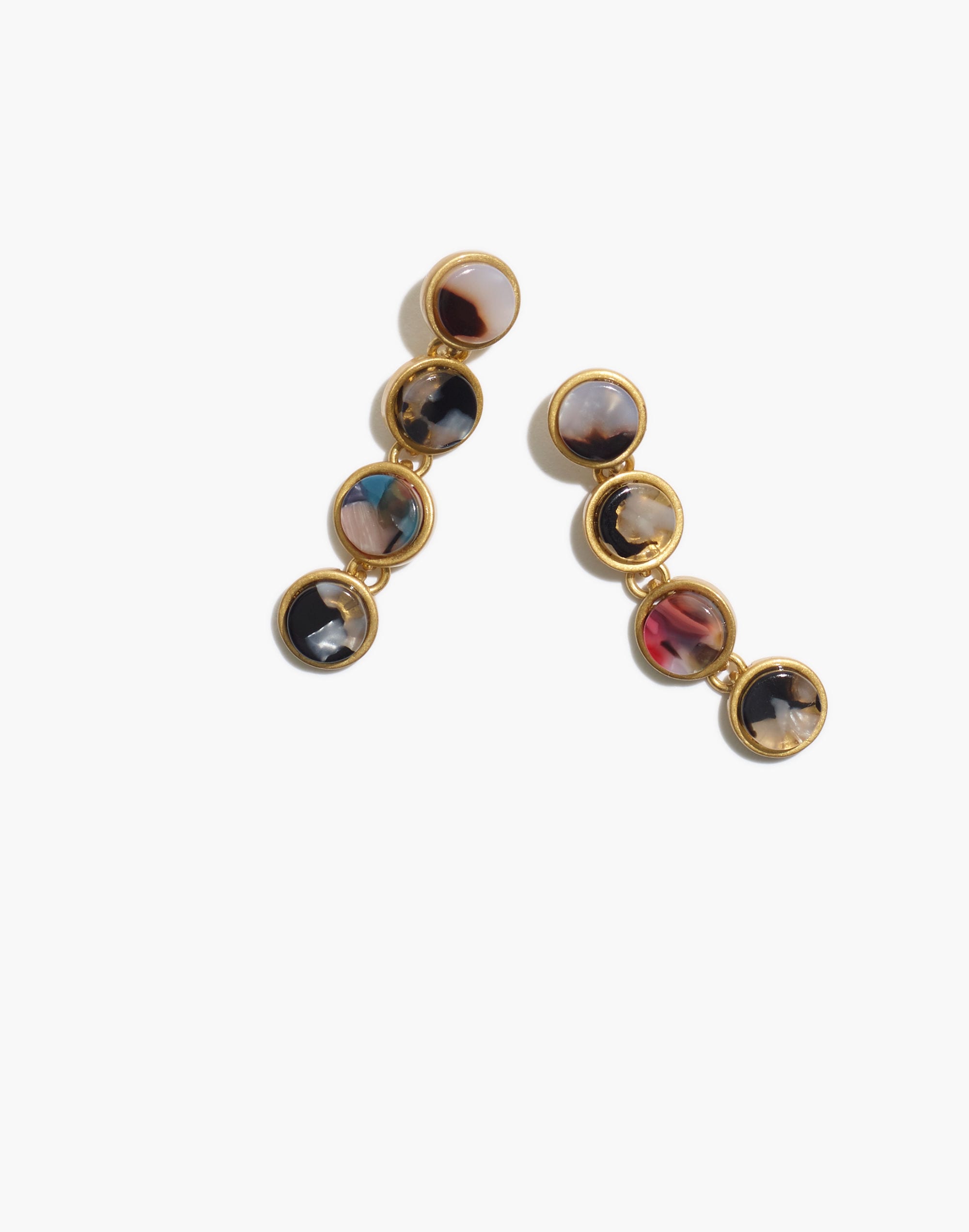 Acetate Dot Drop Earrings